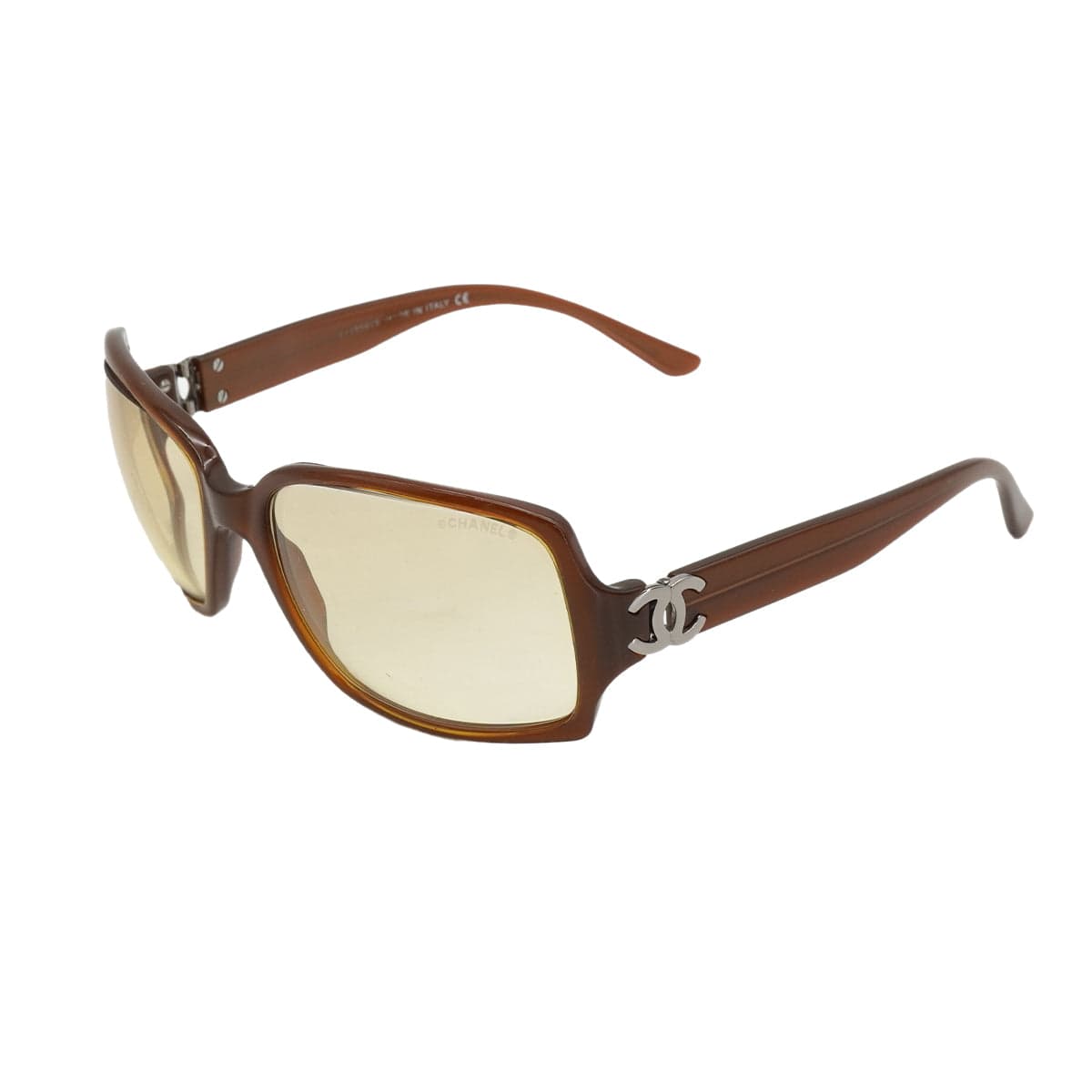 CHANEL VINTAGE CHANEL COCOMARK SUNGLASSES BROWN EYEWEAR 90326598