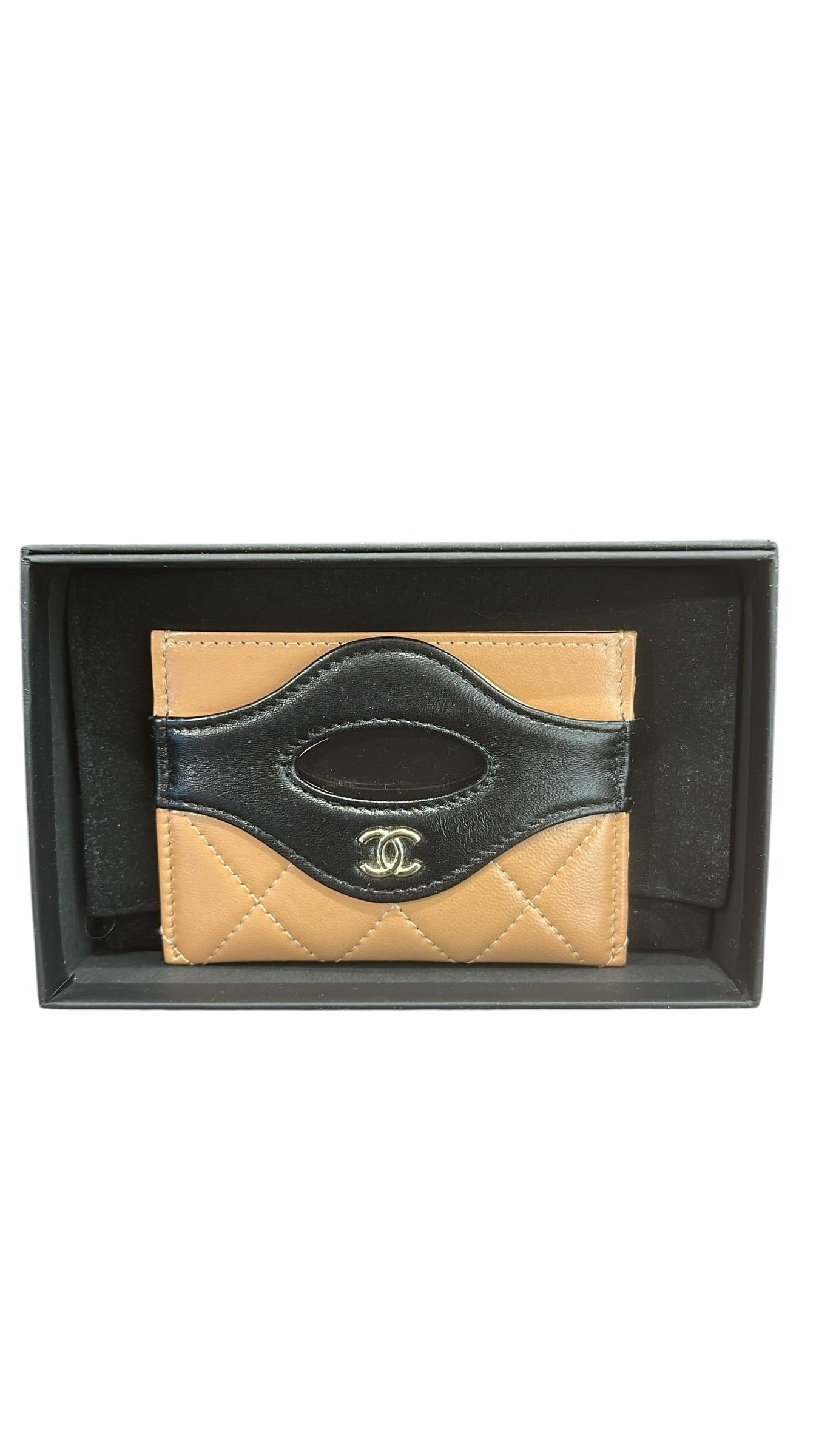 Chanel Chanel 2 Tone Card Holder