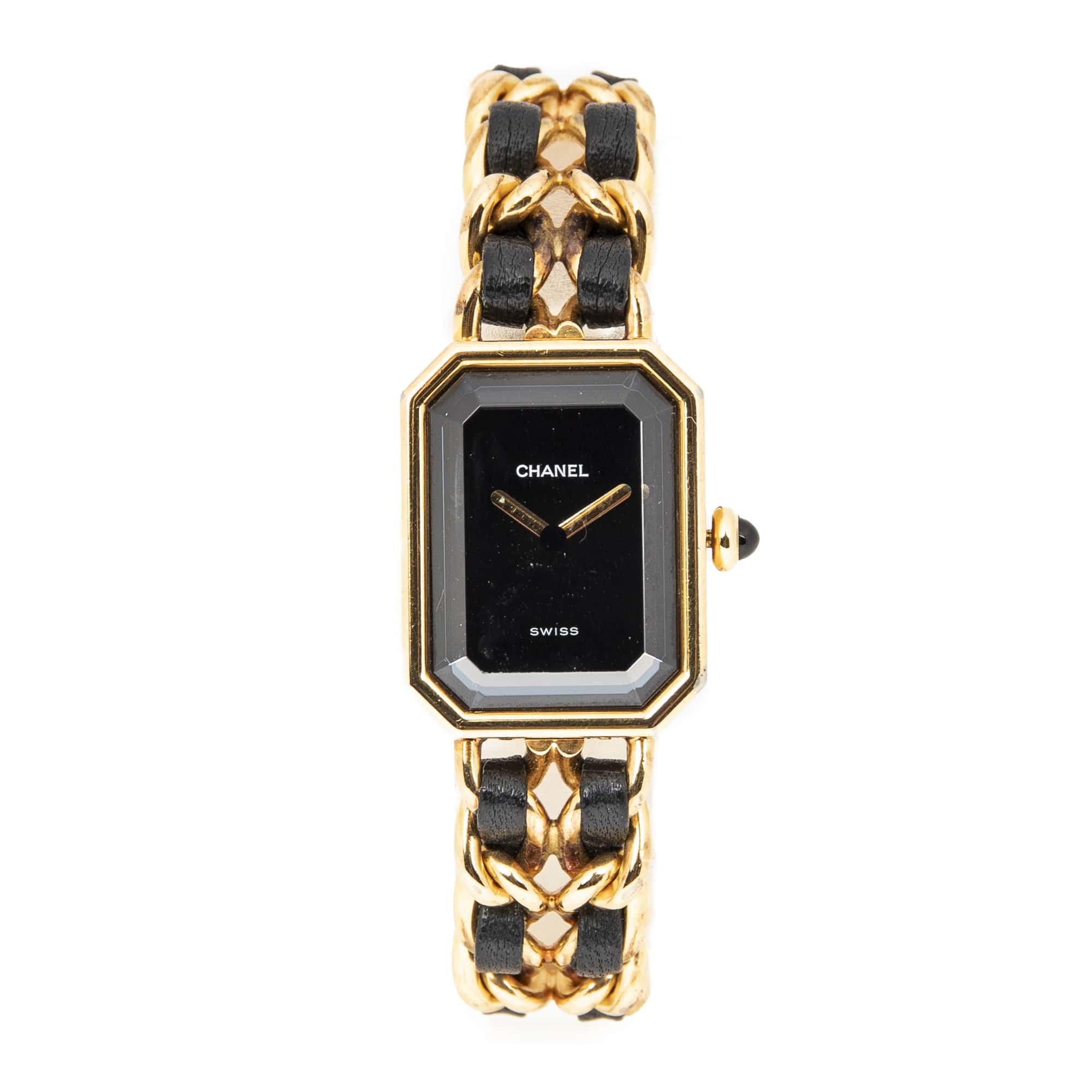 Chanel Chanel Black/Gold Stainless Steel without Nickel Première ABB9402
