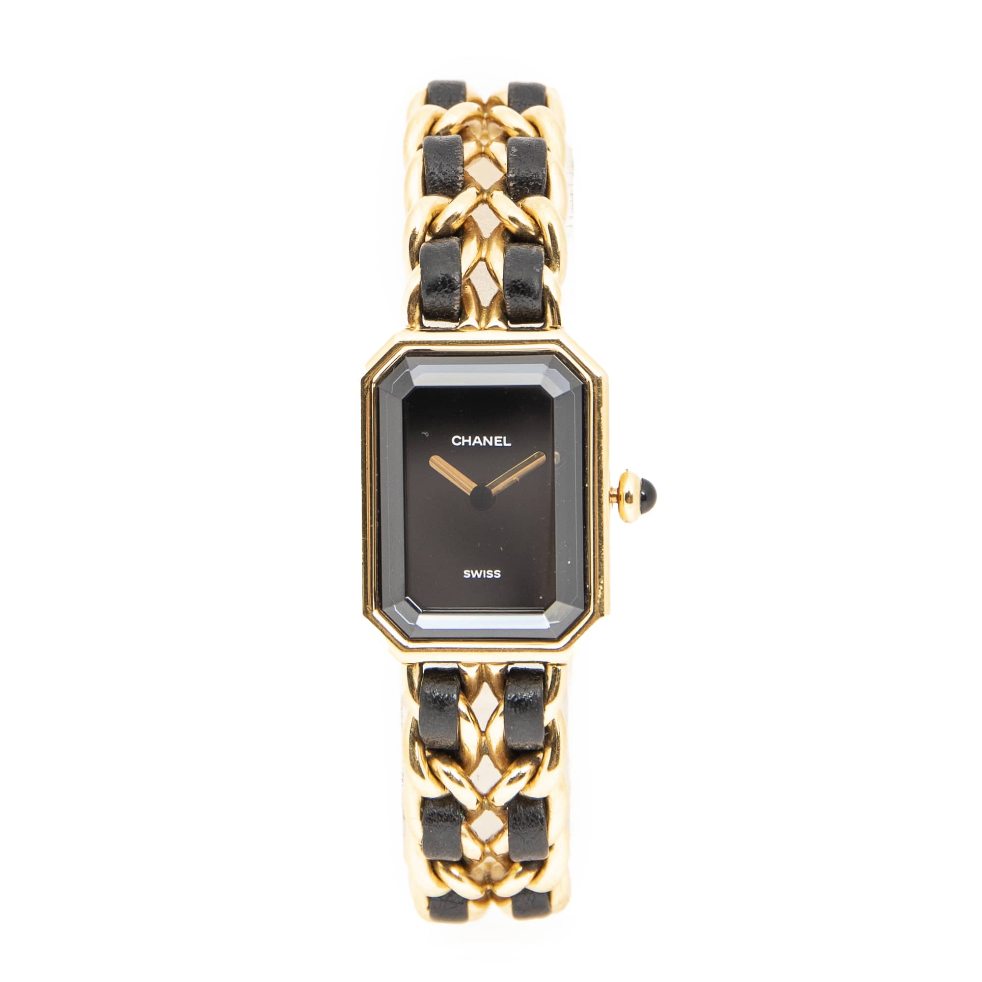 Chanel Chanel Black/Gold Stainless Steel without Nickel Première ABC0170