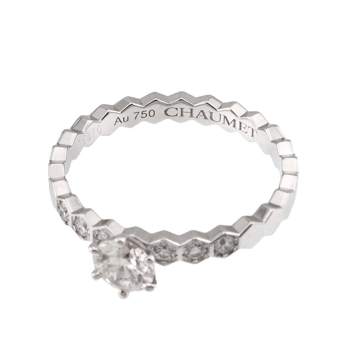 CHAUMET CHAUMET BEEMYLOVE Diamond 0.31ct E/VVS1/3EX Ring 18K WG 750 4.5(US) 90297274