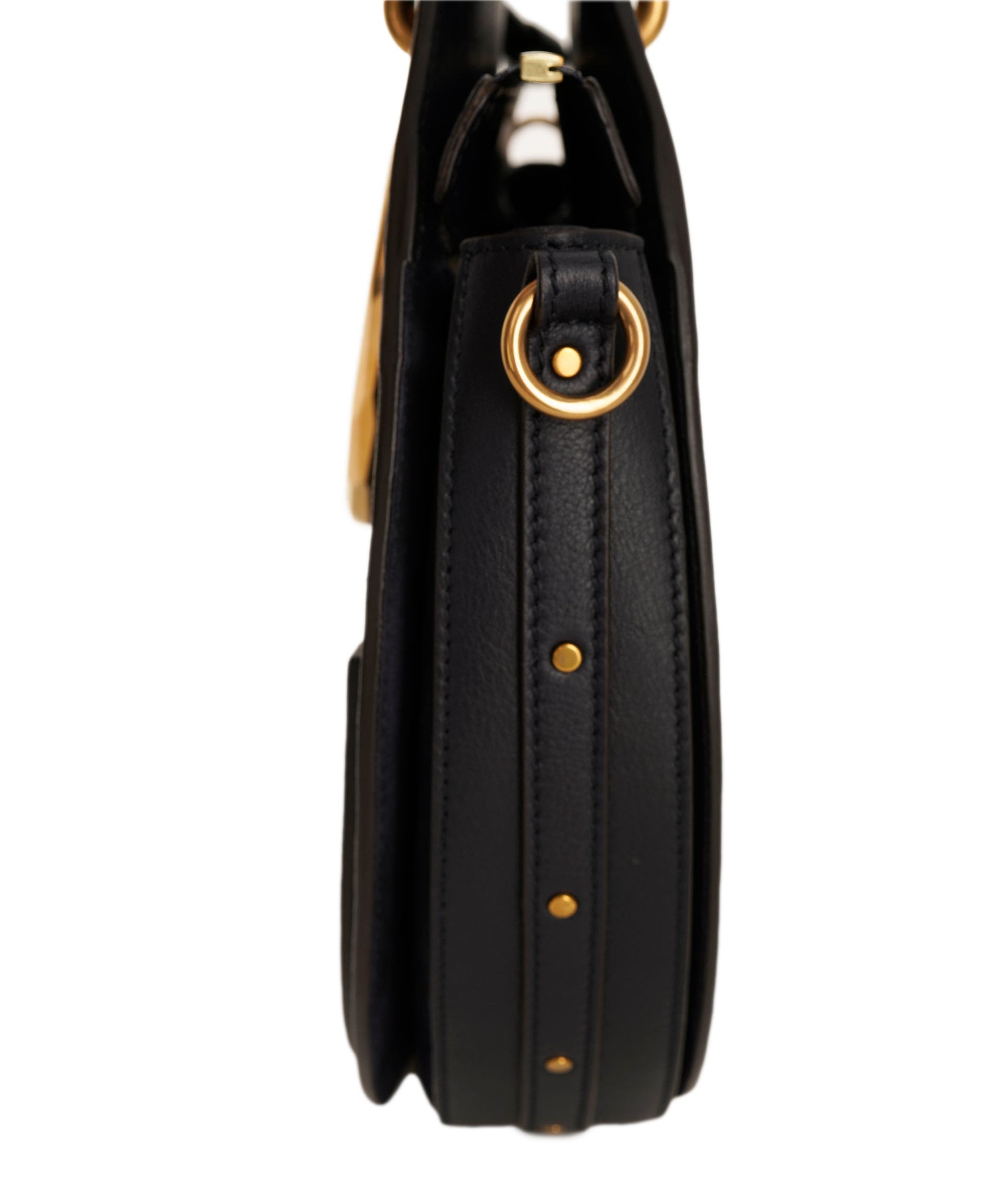 Chloé Chloe Blue Pixie Suede Bag With Gold Hardware ALC2739