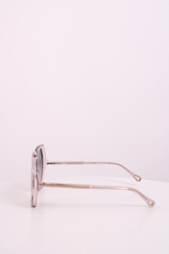 Chloe Chloe Blue Tint Sunglasses Clear