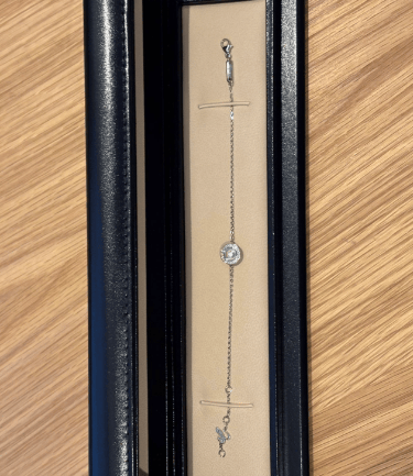 Chopard Chopard 19.5cm White Gold Diamond Happy Diamond Bracelet ALTC0957