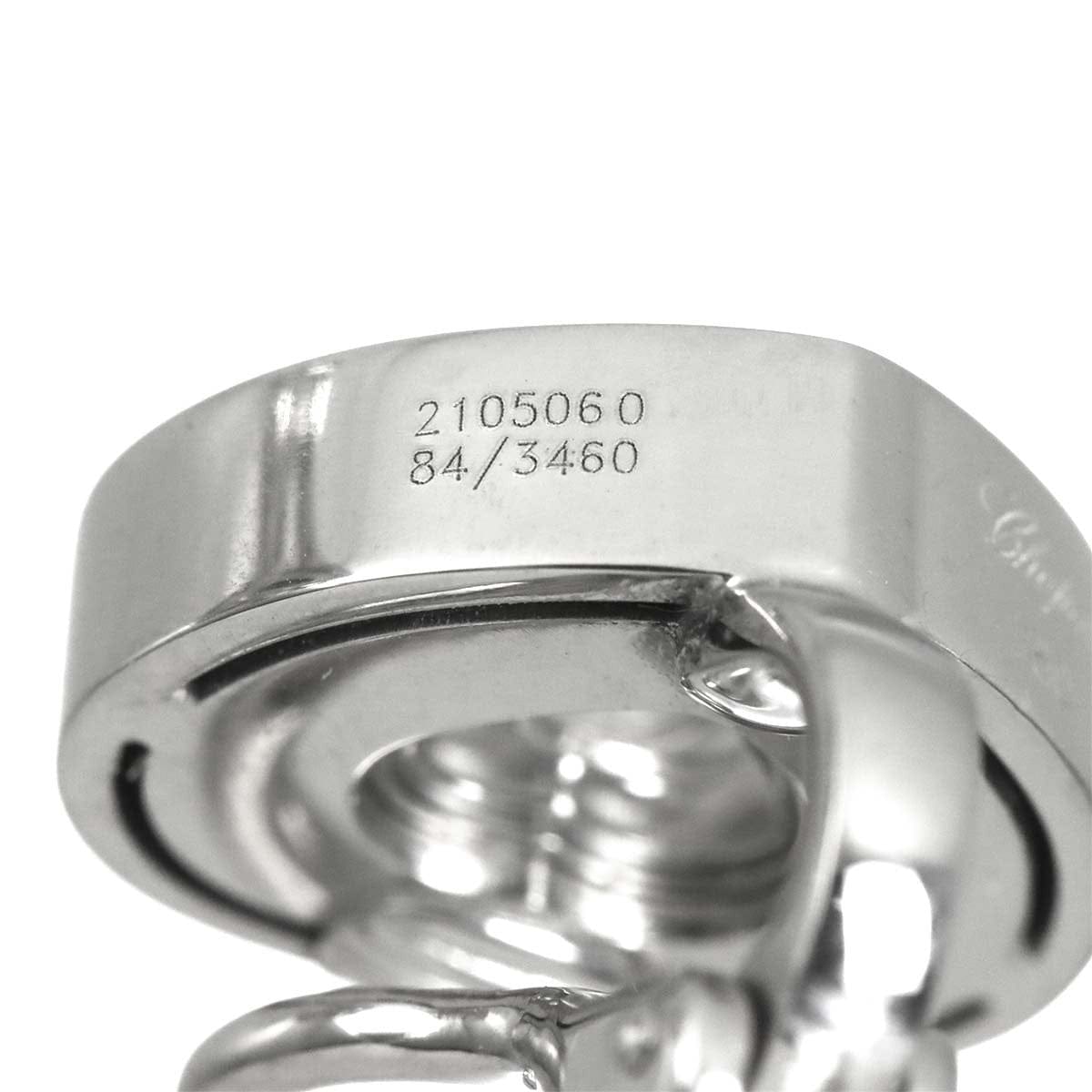 Chopard Happy Diamond Heart Earrings Clip on K18 WG 750 903283433
