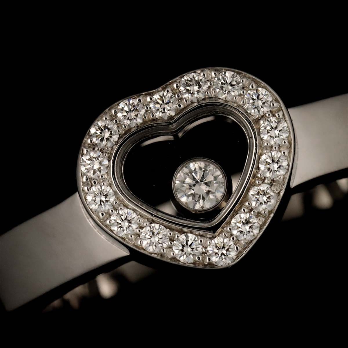 Chopard Chopard Happy Diamond Heart Ring 18K White Gold 750 Size6(US) 90319233
