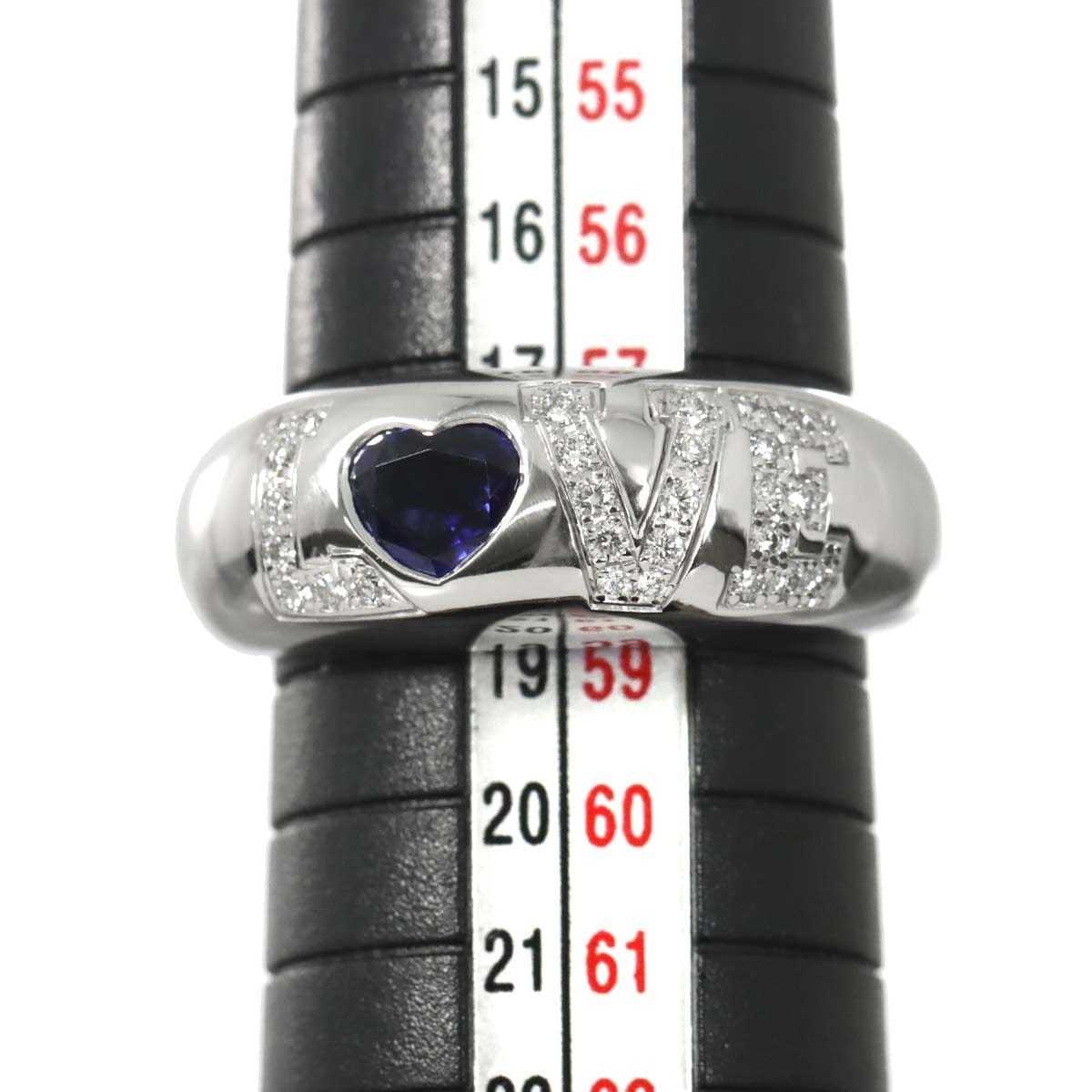 Chopard Chopard Love Sapphire Diamond Ring 18K WG 750 Size8.25(US) 90322523