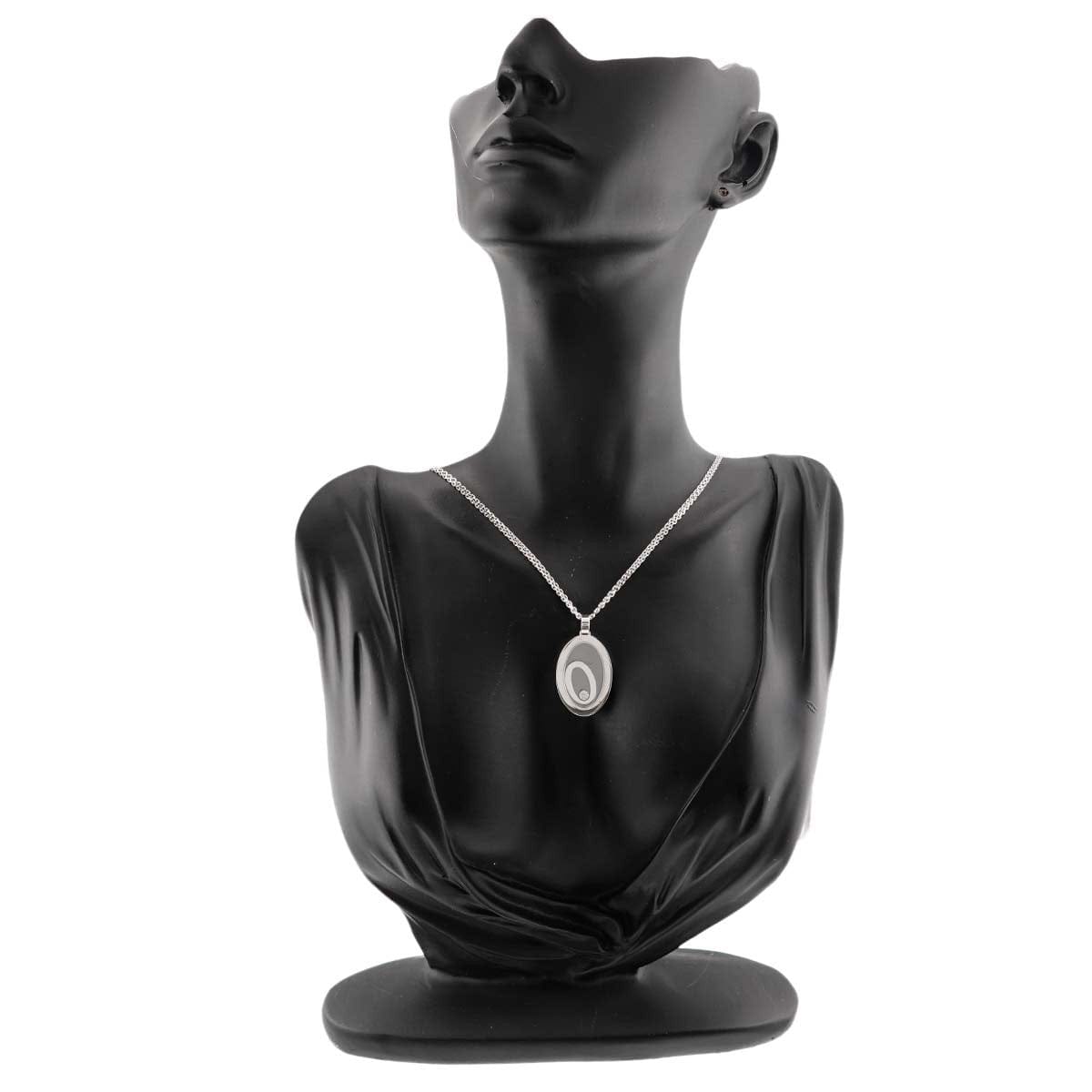 Chopard Chopard Happy Spirit Diamond Necklace 18K White Gold 750 90313598
