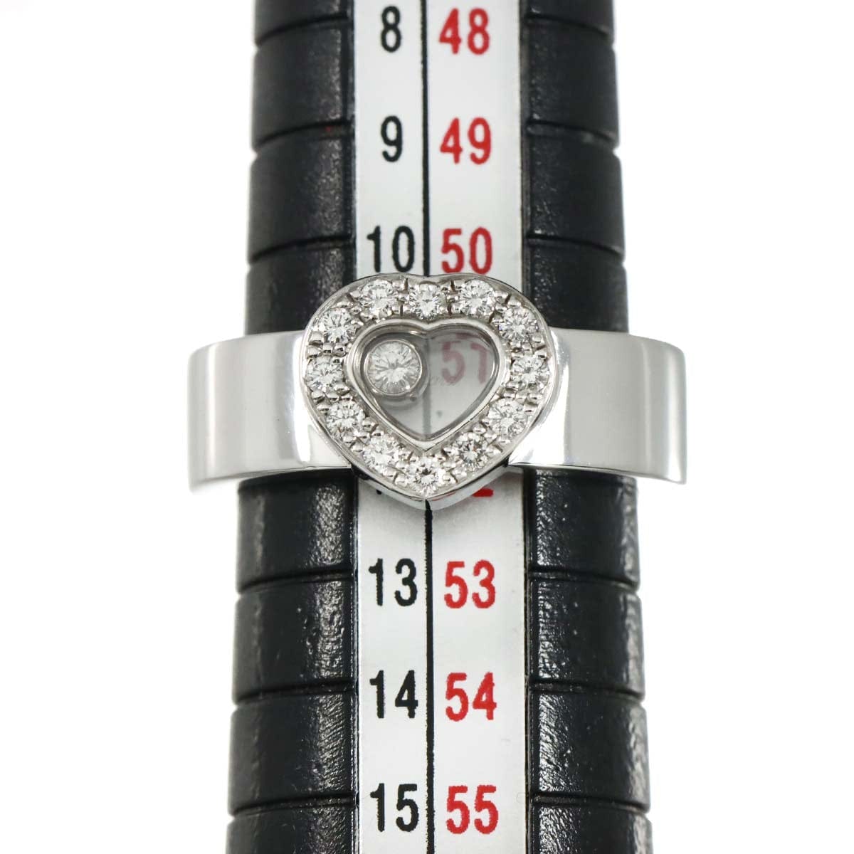 Chopard Chopard Happy Diamond Heart Ring 18K White Gold 750 Size5.5-5.75(US) 90310909