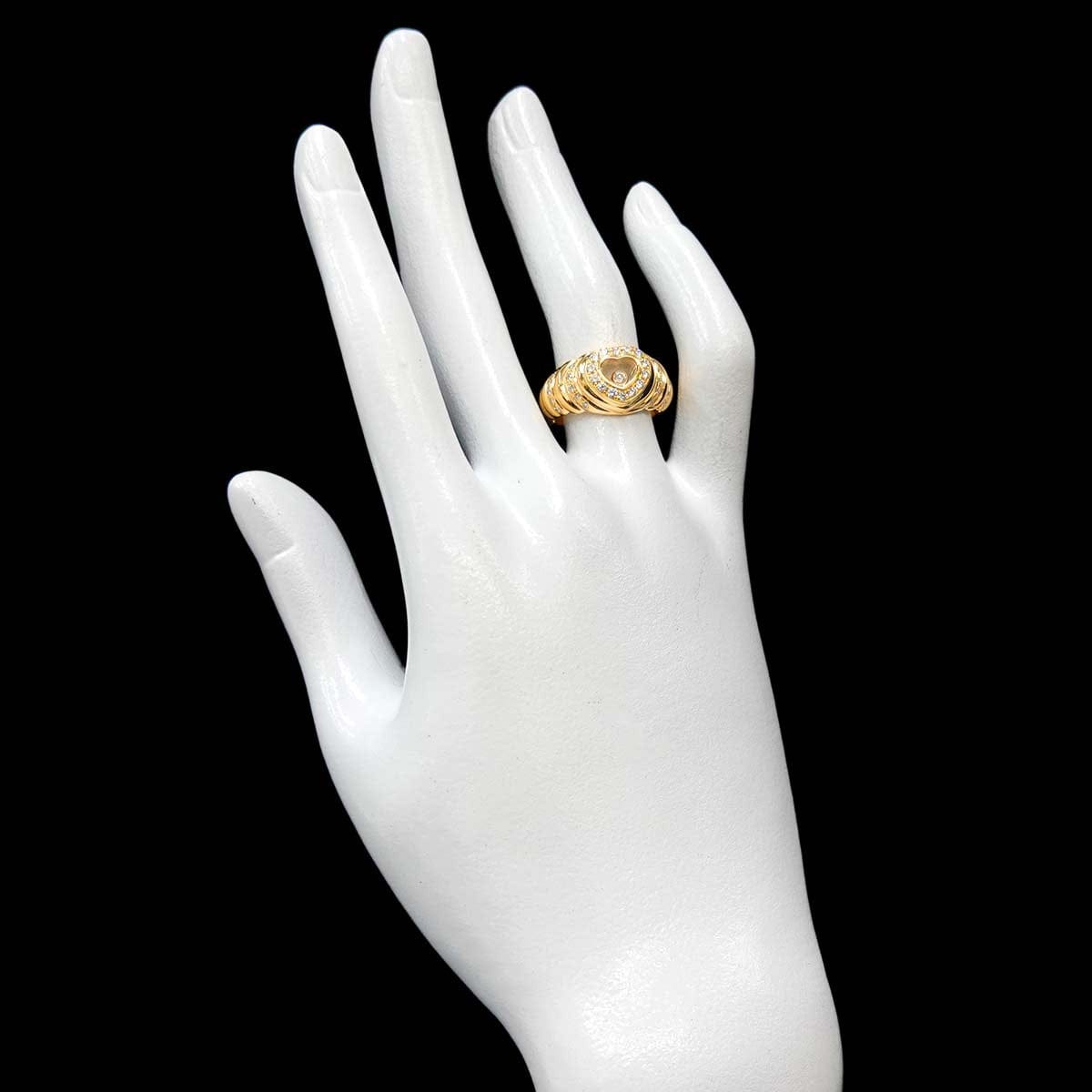 Chopard Chopard Happy Heart Diamond Ring 18K YG 750 Size6.5-6.75(US) 90306918