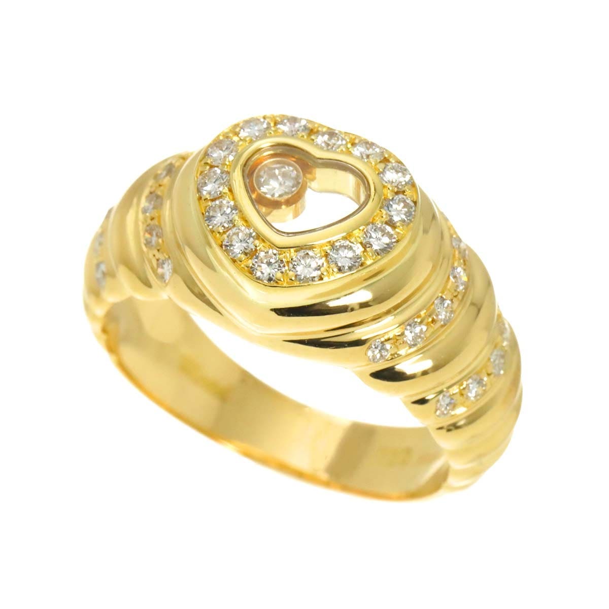 Chopard Chopard Happy Heart Diamond Ring 18K YG 750 Size6.5-6.75(US) 90306918