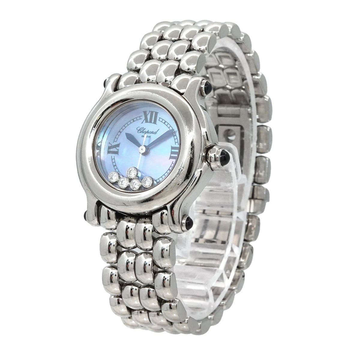 Chopard Chopard Happy Sport 27/8250 23 5P Diamond Blue Shell Dial Ladies 90303476