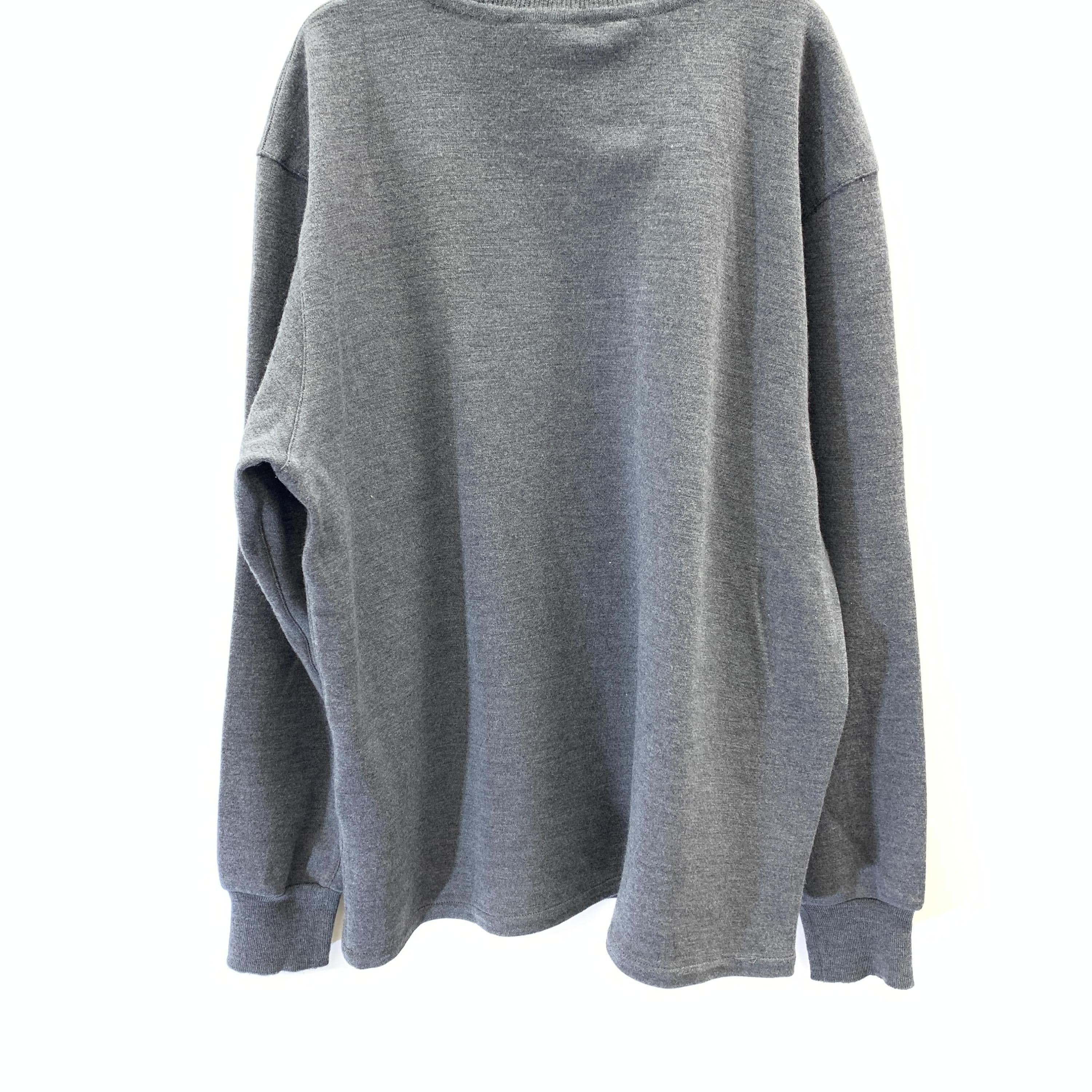 Christian Dior Christian Dior Gray Pullover Long Sleeve Sweater C323780