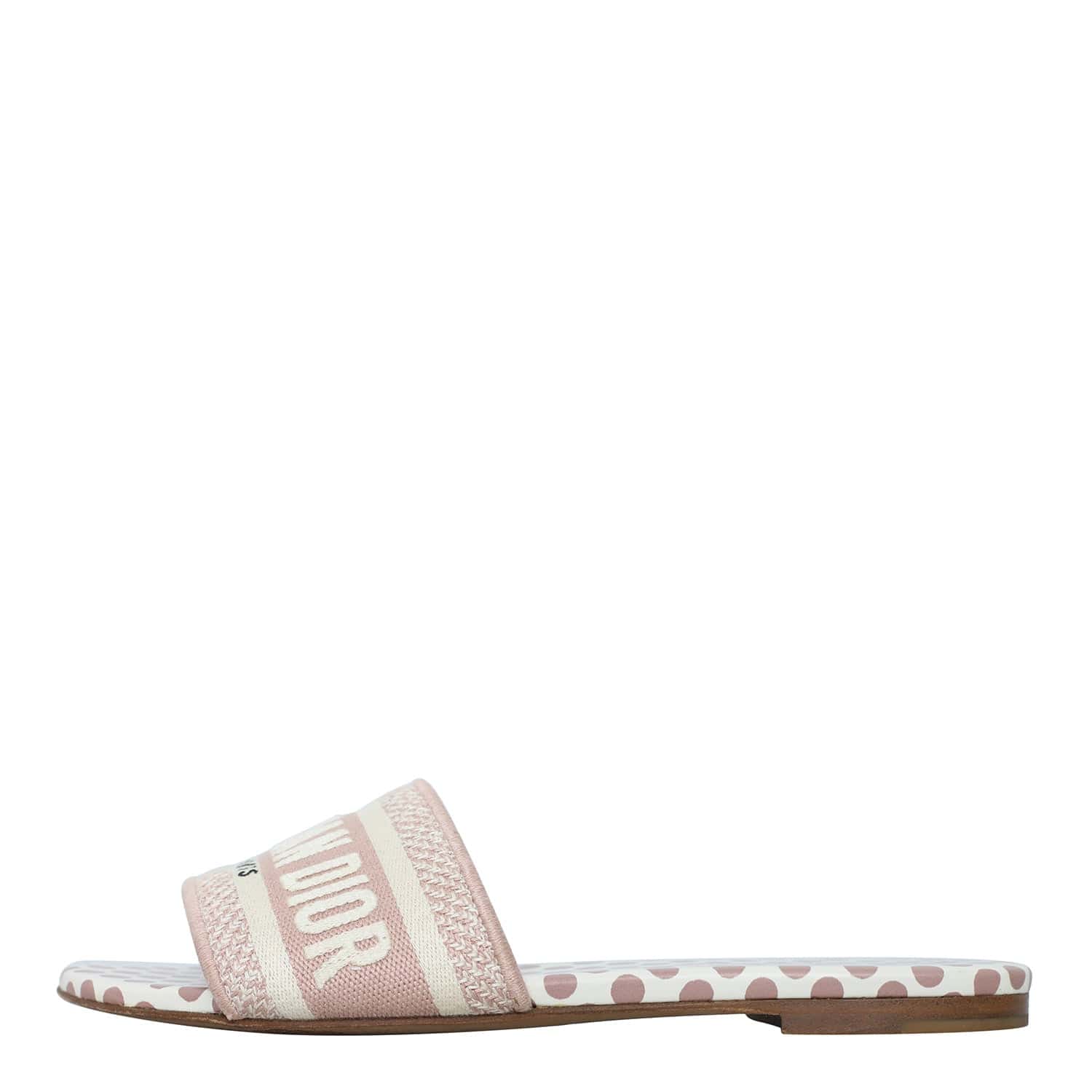 Christian Dior Christian Dior Polka Dot Dway Slide Sandals