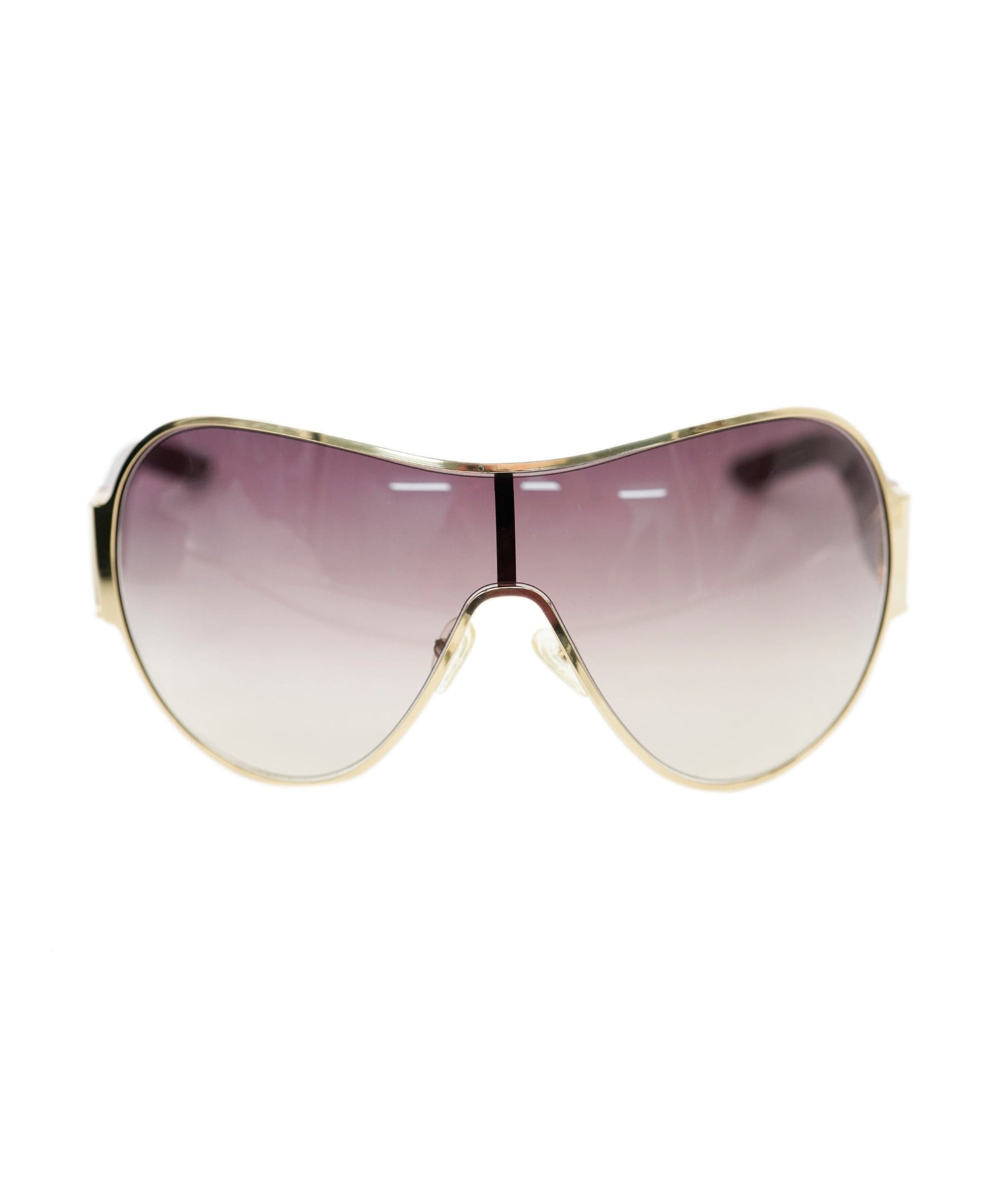 Christian Dior Christian Dior Vintage "I Love Dior 1" Shield Burgundy Sunglasses DBXS2415