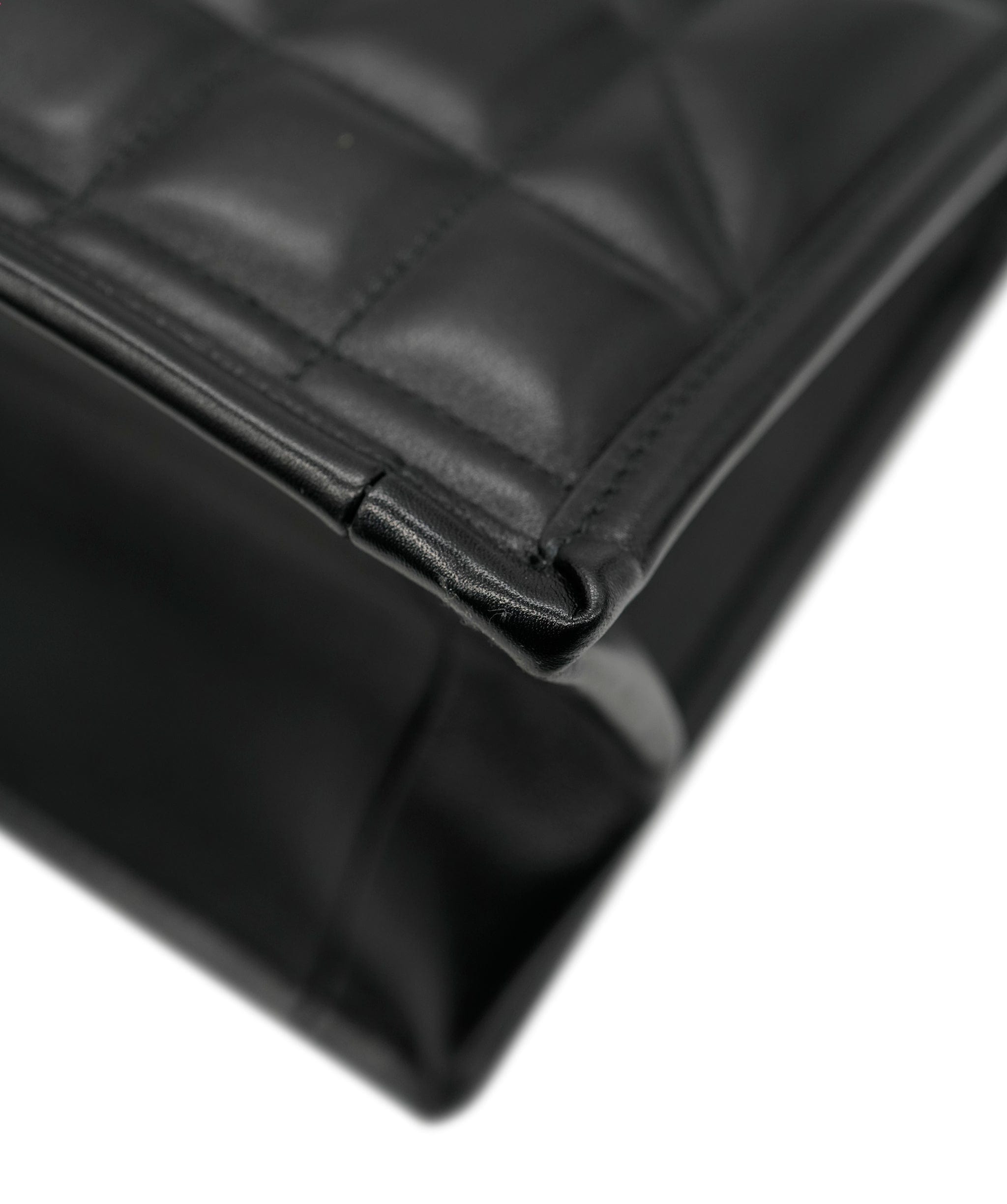 Christian Dior Christian Dior Black Lambskin Archicannage Small Essentials Tote ALL0959