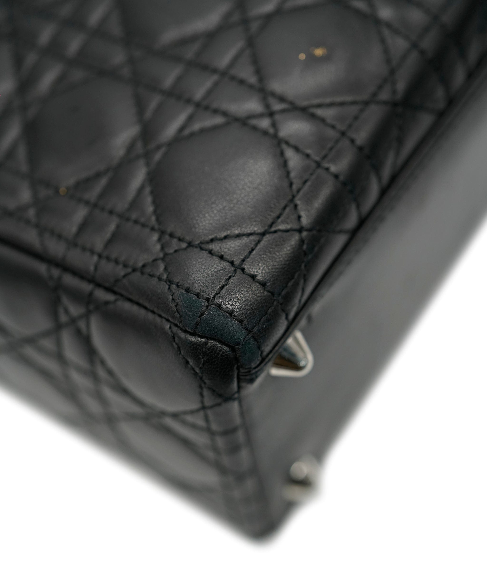 Christian Dior Christian Dior Black Zip Closure Large Lady ALC1769