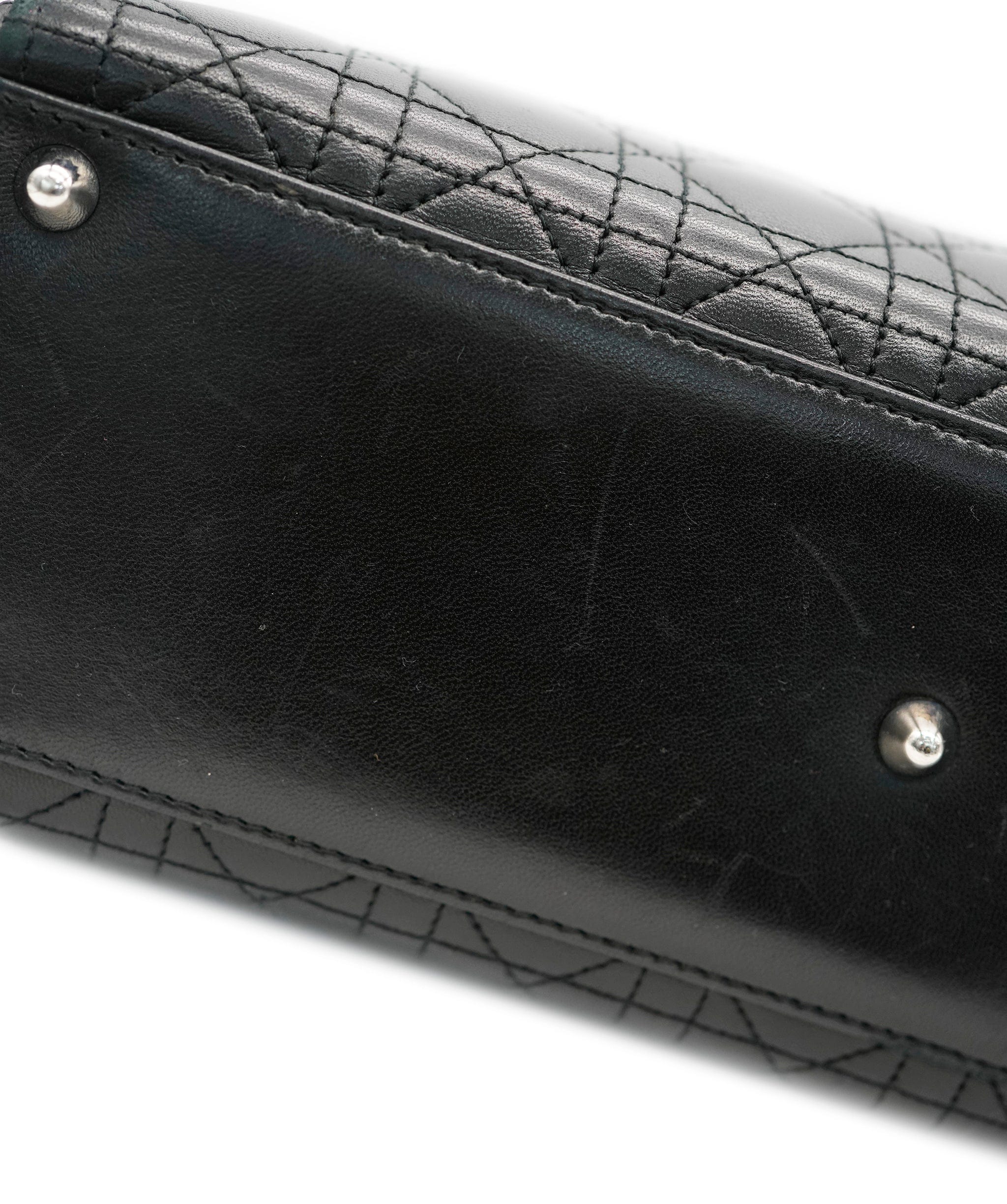 Christian Dior Christian Dior Black Zip Closure Large Lady ALC1769