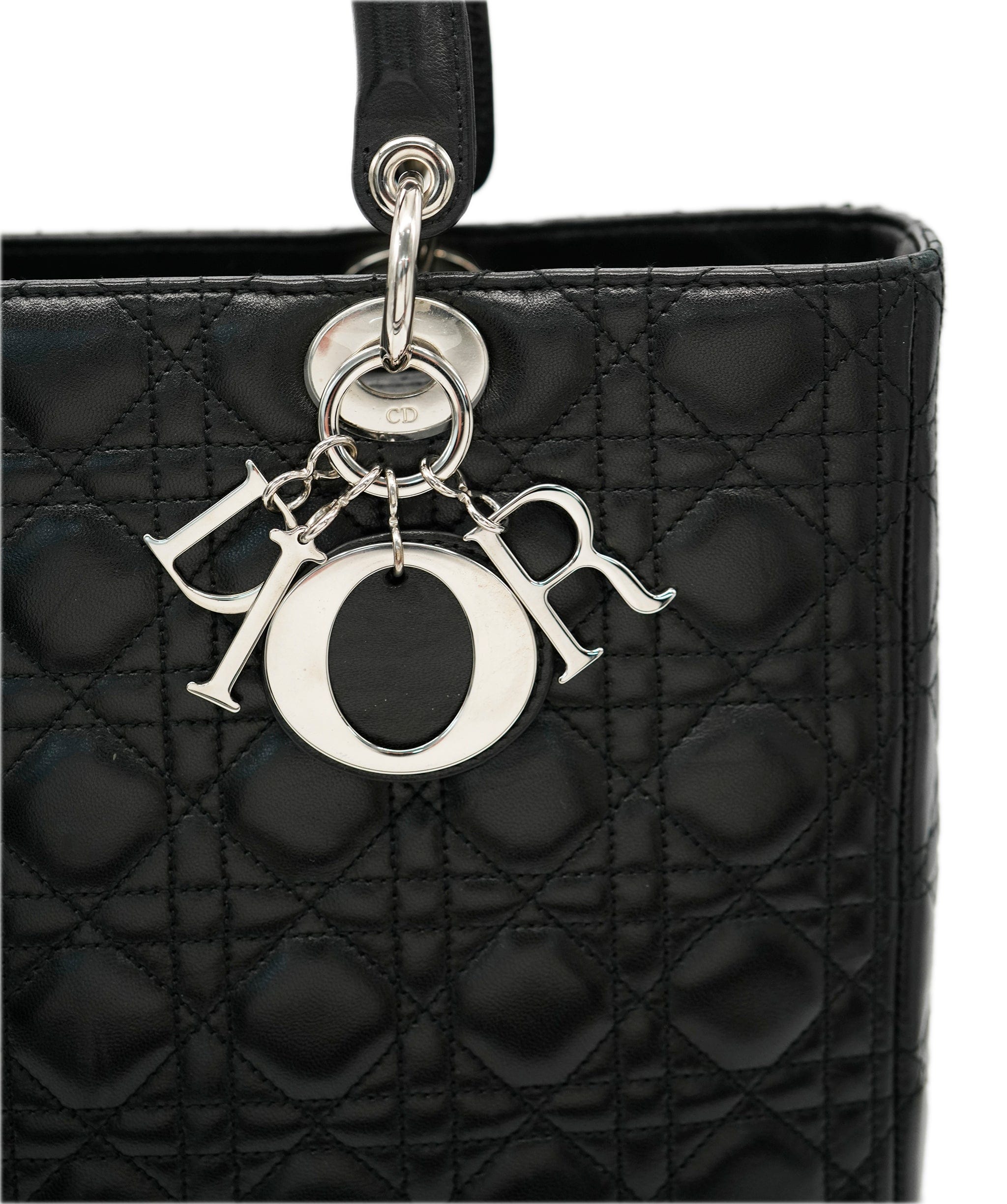 Christian Dior Christian Dior Black Zip Closure Large Lady ALC1769