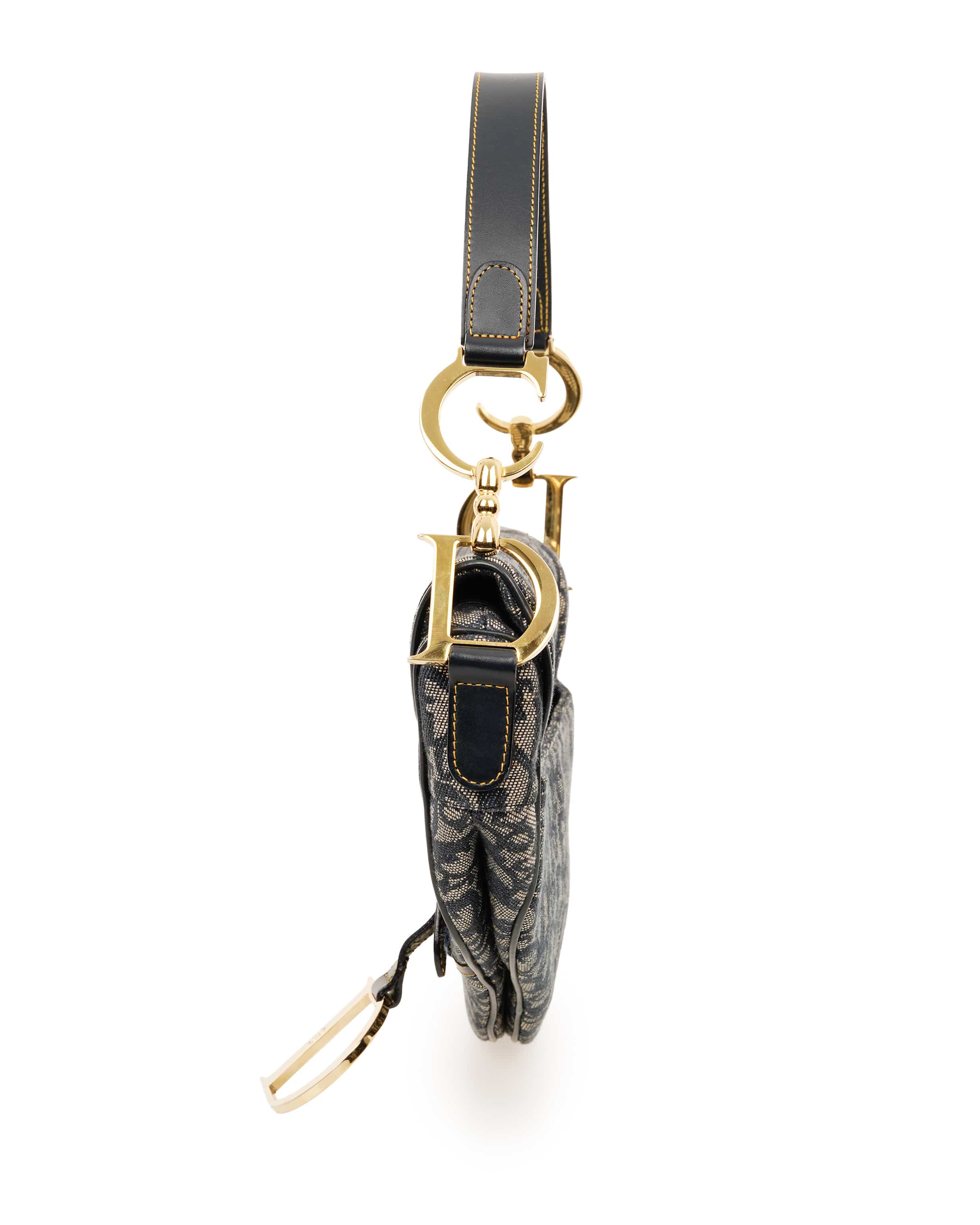 Christian Dior Christian Dior Oblique Saddle Bag With GHW ALL1169
