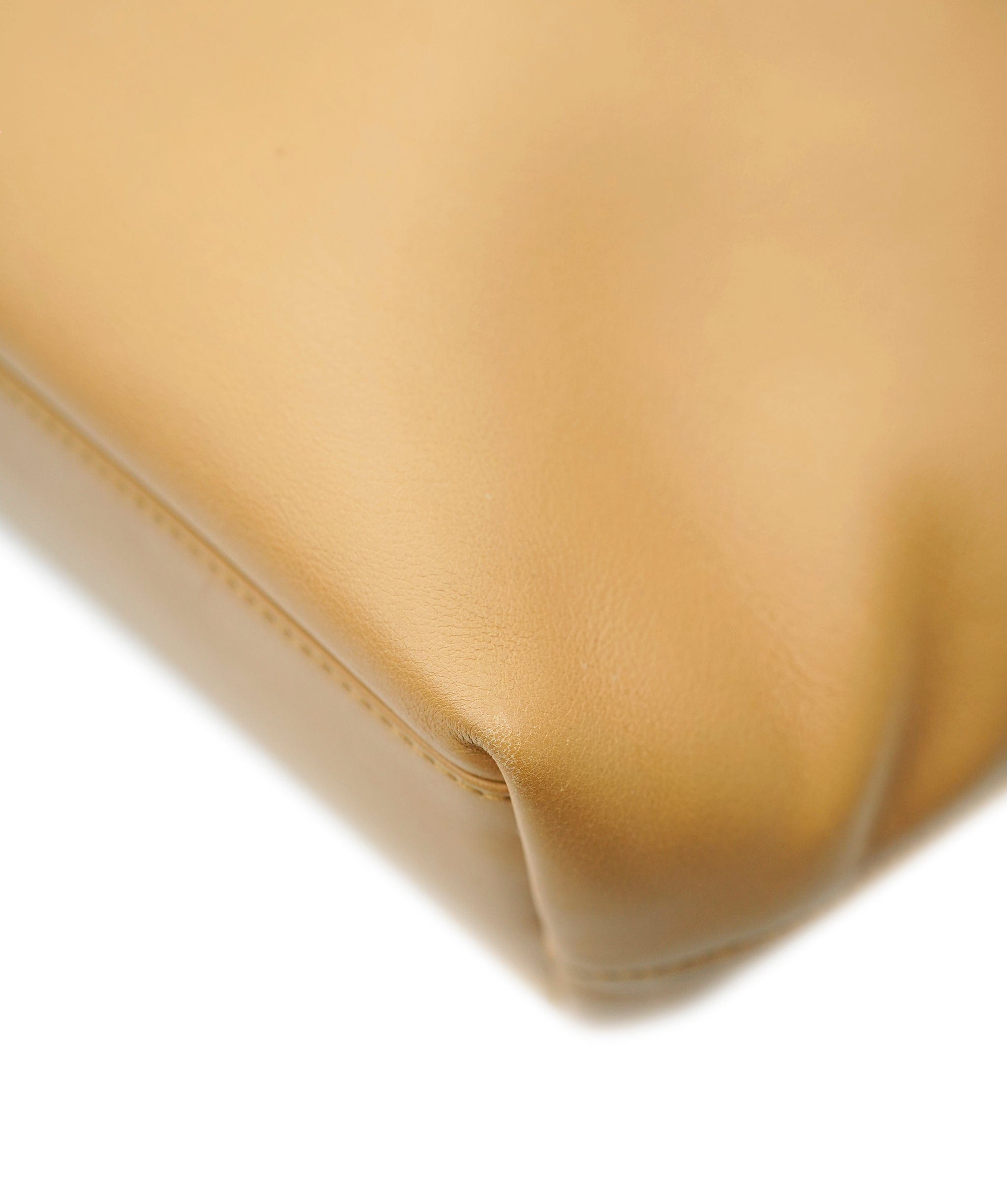 Christian Dior Christian Dior Vintage Tan Leather Maris Pearl Mini Tote REC1726