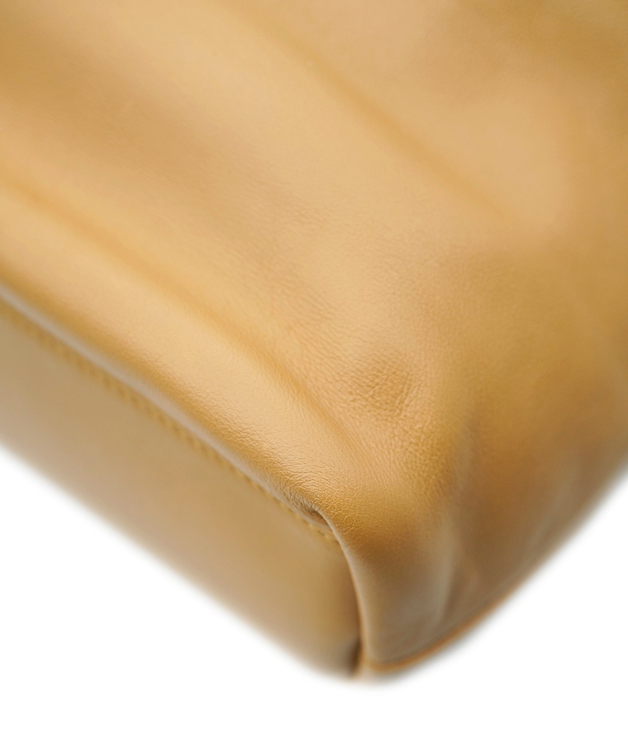 Christian Dior Christian Dior Vintage Tan Leather Maris Pearl Mini Tote REC1726