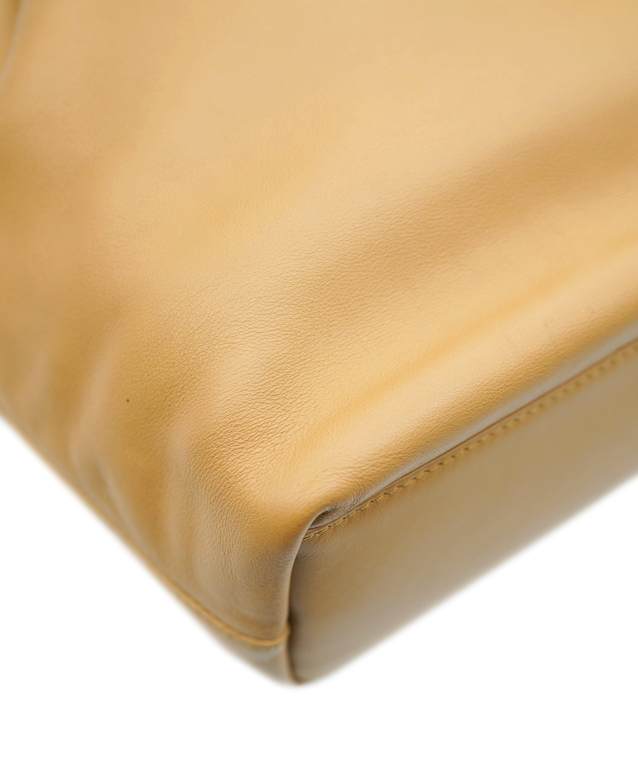 Christian Dior Christian Dior Vintage Tan Leather Maris Pearl Mini Tote REC1726