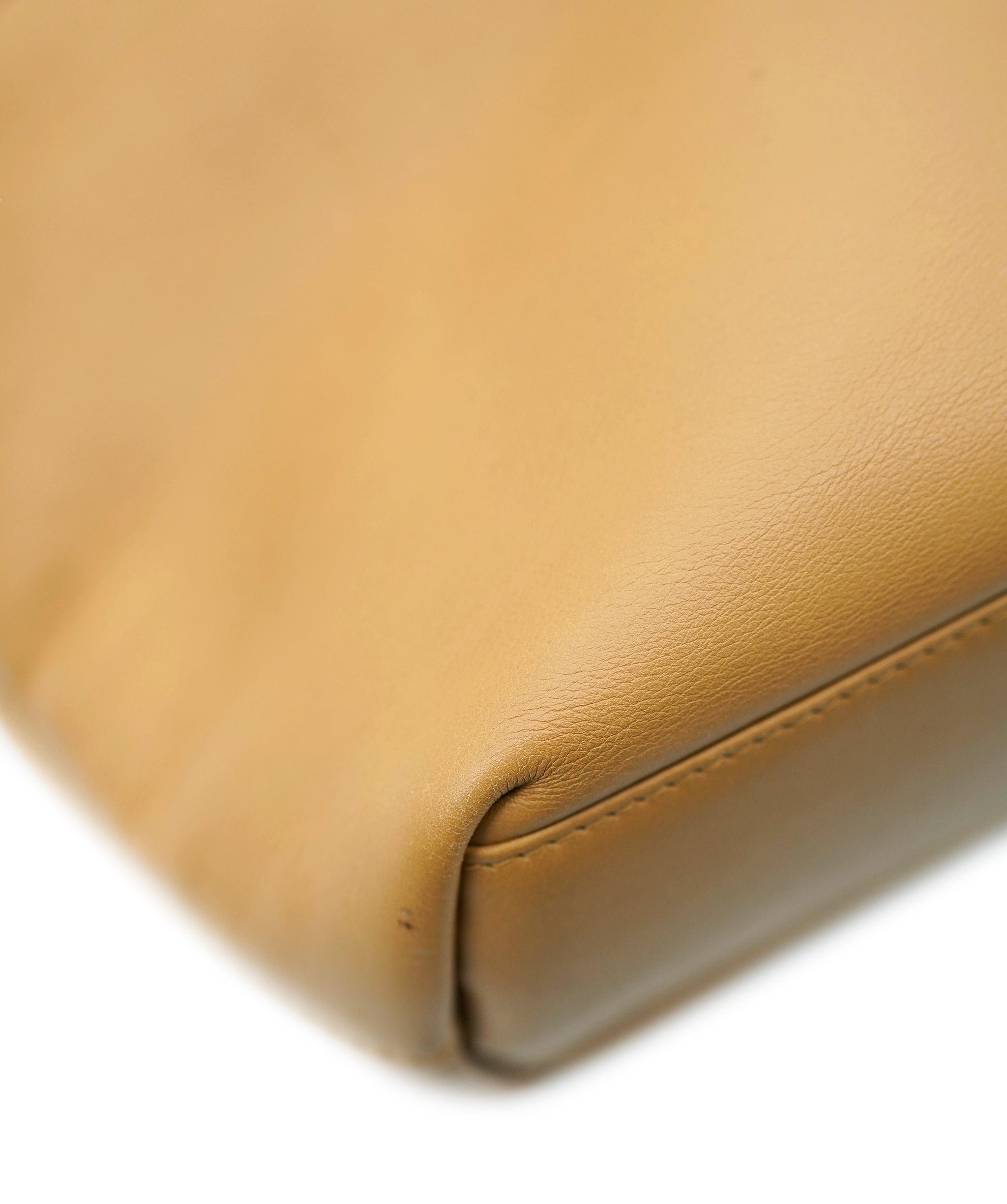 Christian Dior Christian Dior Vintage Tan Leather Maris Pearl Mini Tote REC1726