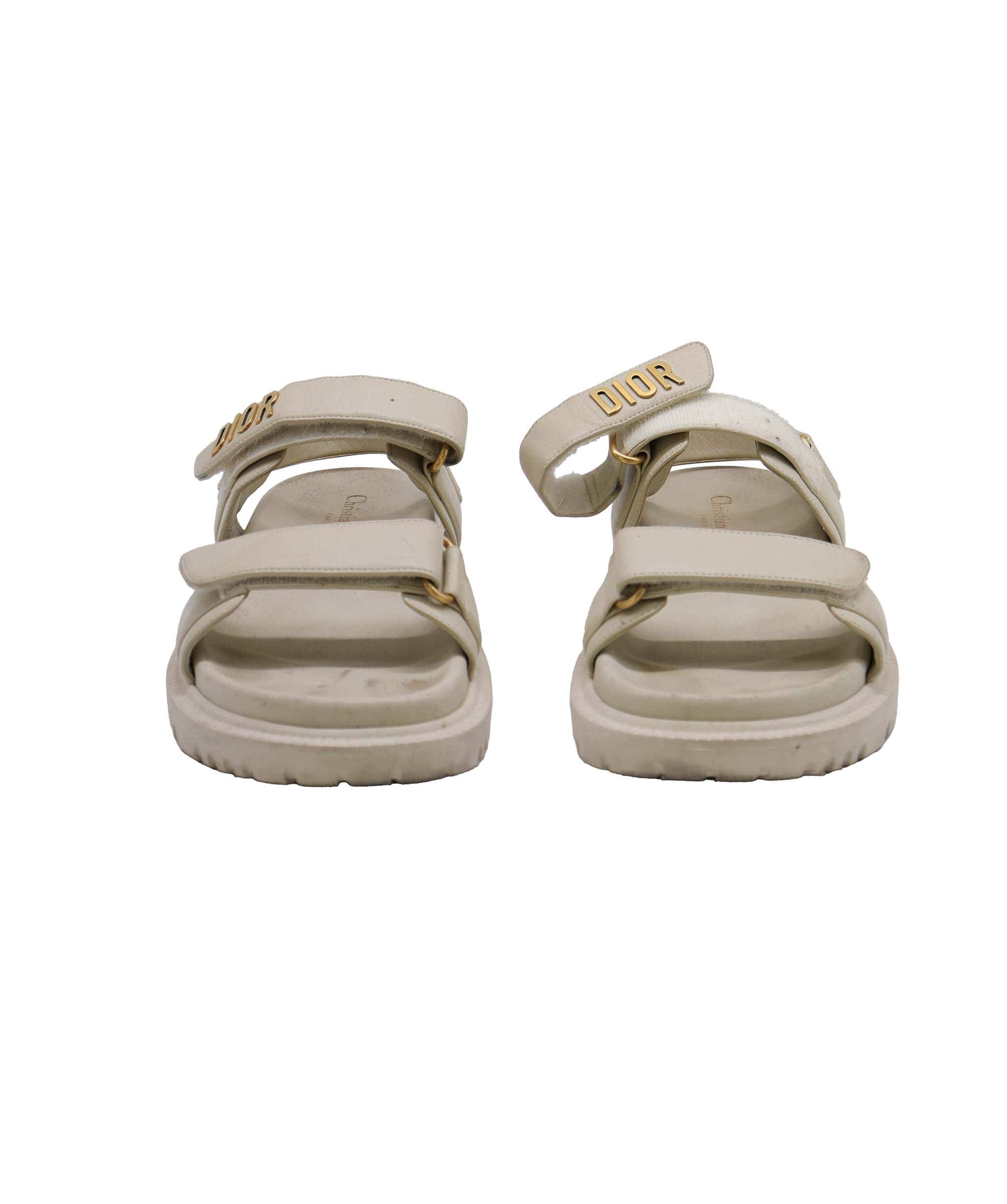 Christian Dior Christian Dior Sandals Cream 37 ASC6076