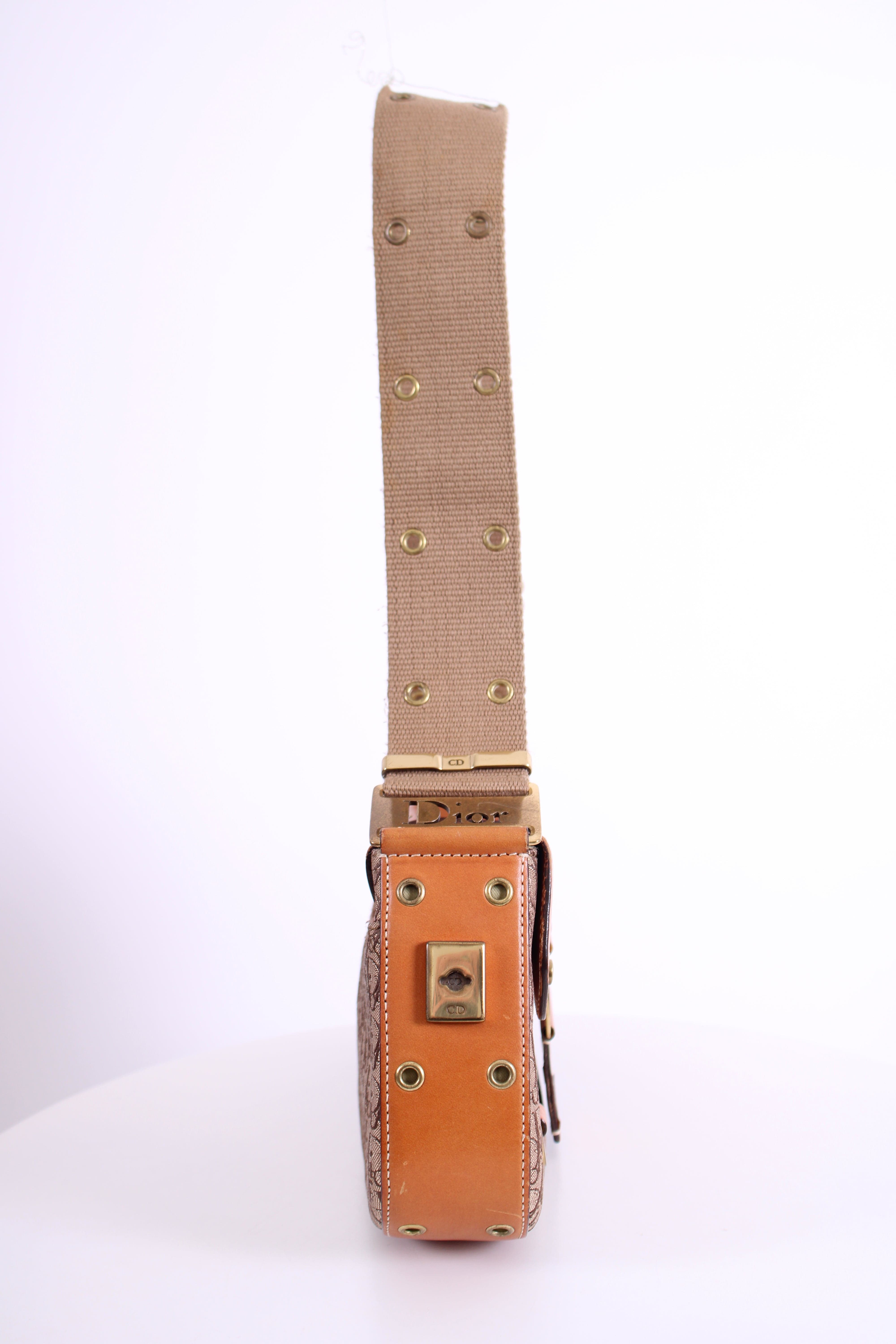 Christian Dior Christian Dior Trotter Handbag Tan