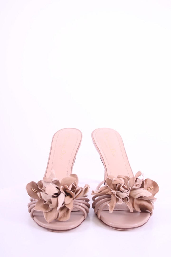 Christian Dior Christian Dior Blossom Mule Heels Nude 39