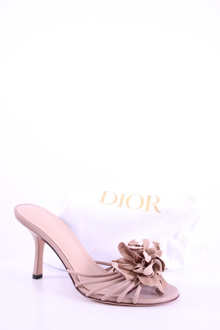 Christian Dior Christian Dior Blossom Mule Heels Nude 39