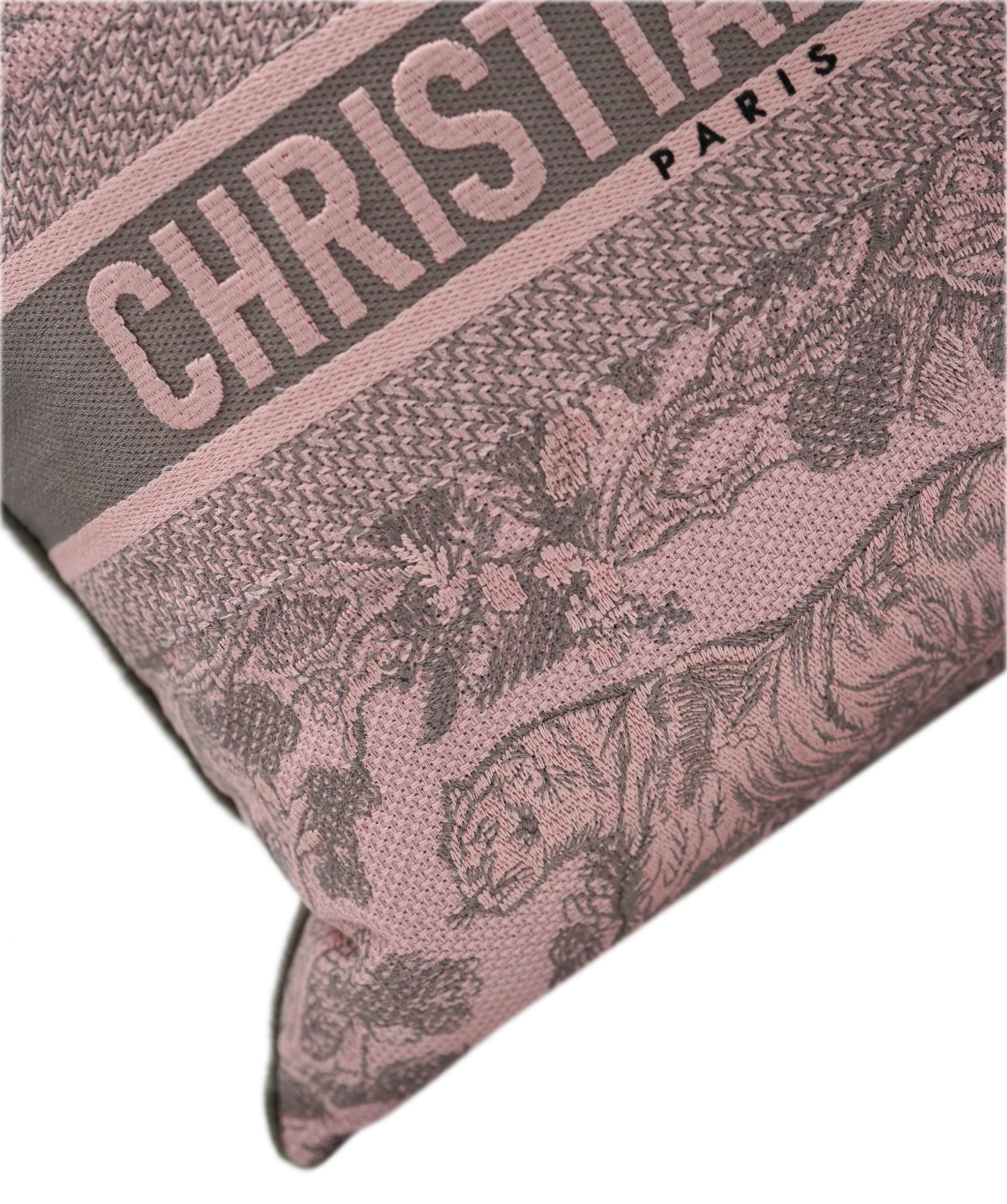 Christian Dior Home Linens Riviera Cushion Size S Pink ASL10917