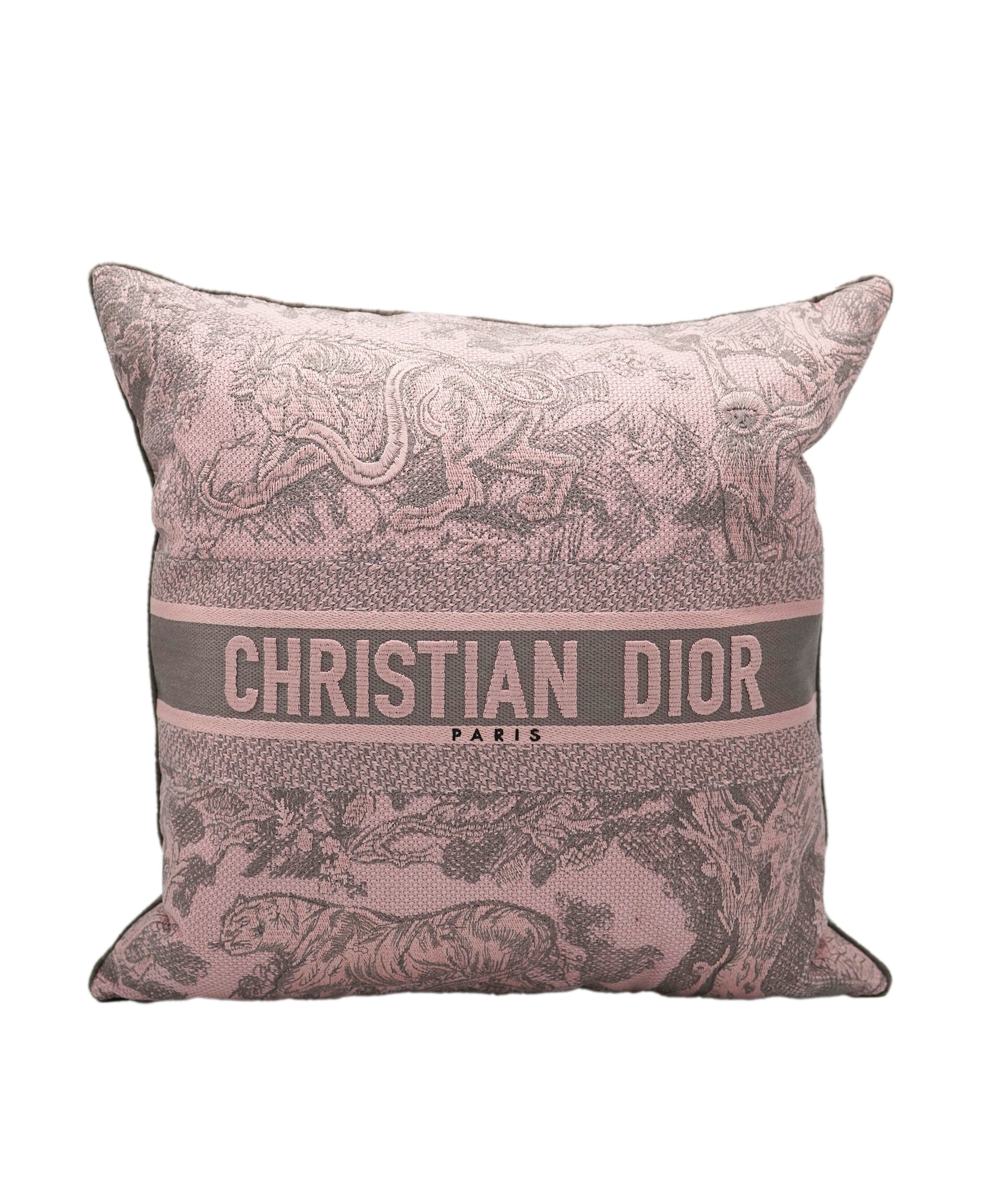Christian Dior Home Linens Riviera Cushion Size S Pink ASL10917