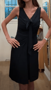 CHRISTIAN DIOR CHRISTIAN DIOR Black drap dress AGC3791