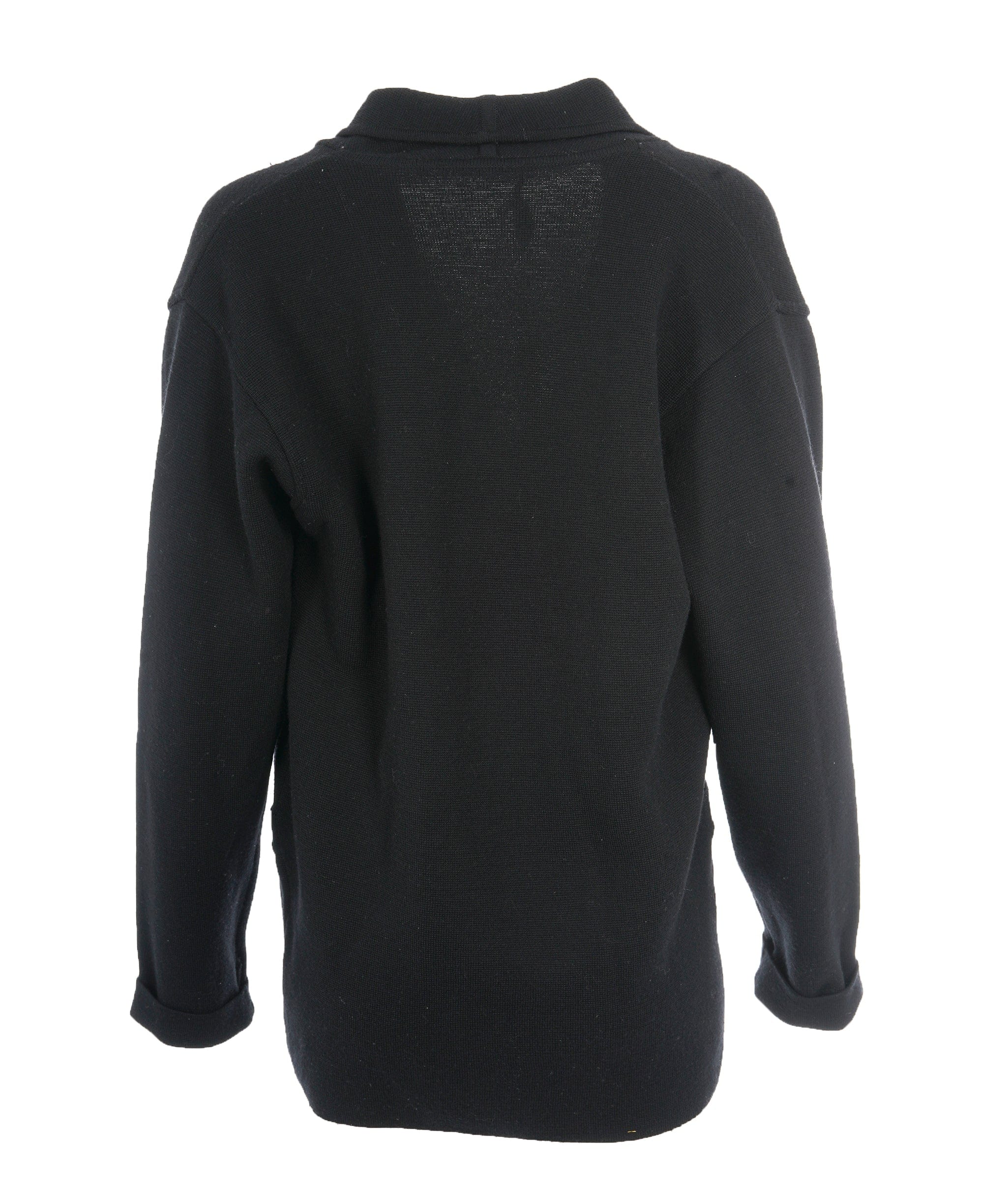 Christian Dior Christian Dior Black Knit Double Breasted Cardigan ALC1387