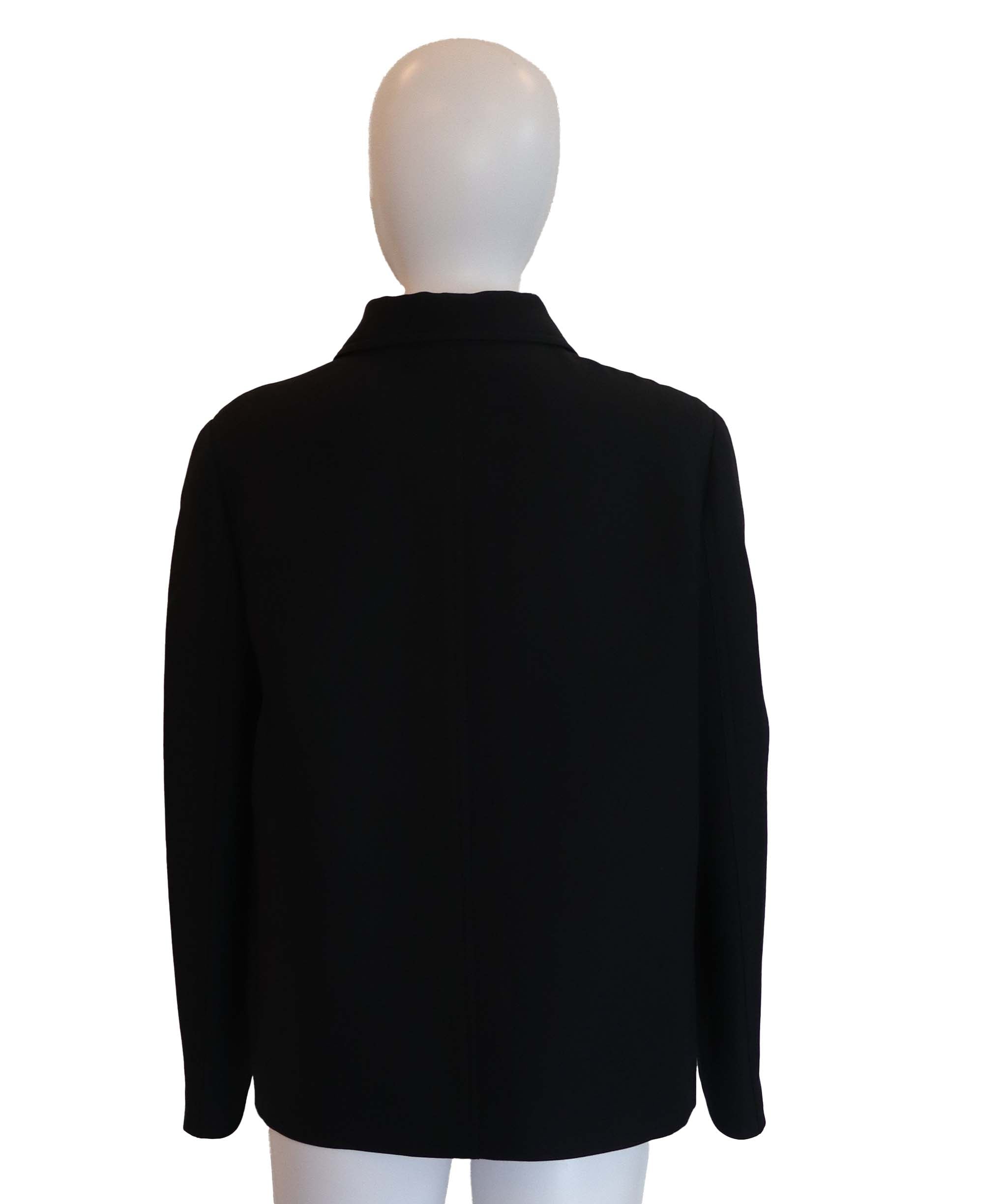 Christian Dior Christian Dior black wool over shirt jacket AGC2526