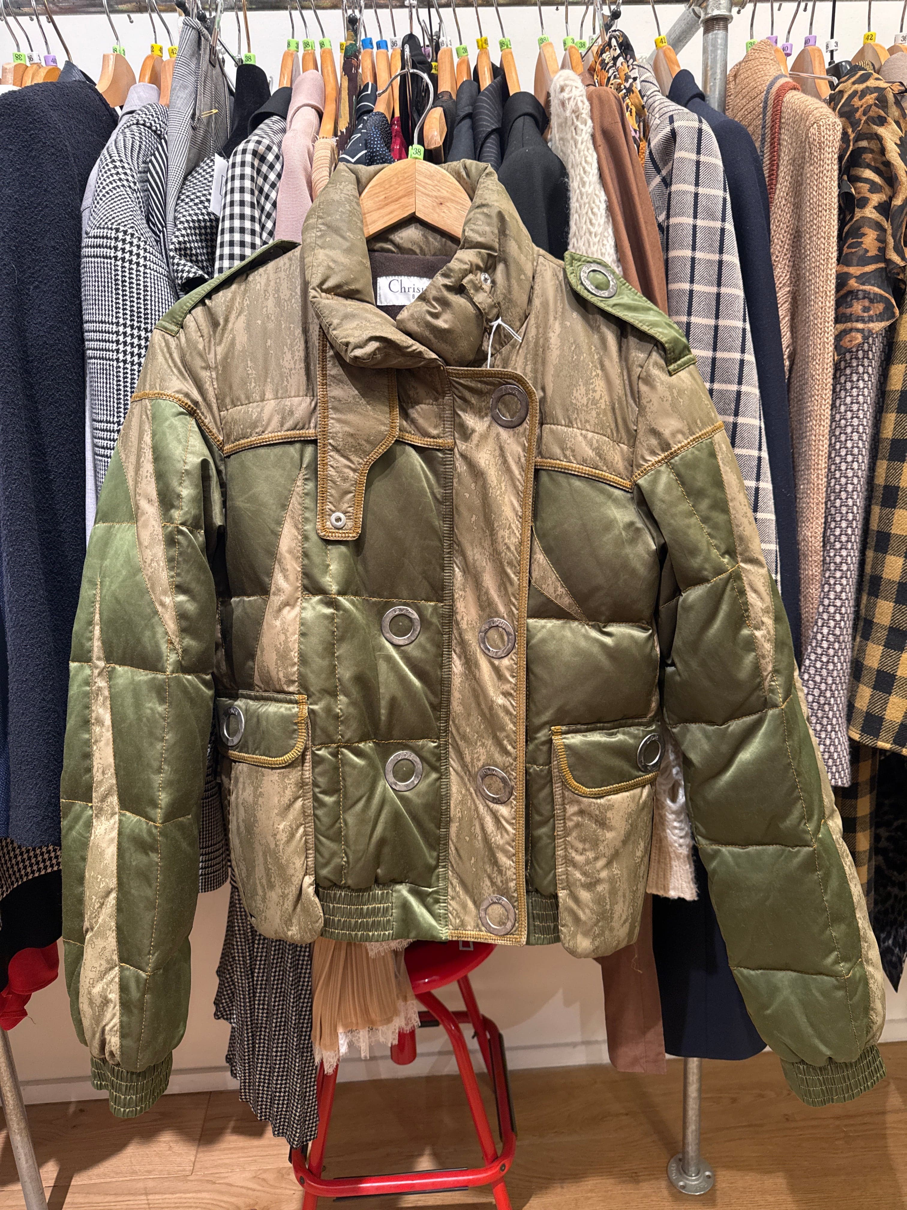 Christian Dior CHRISTIAN DIOR Camo puffer jacket AGC2255