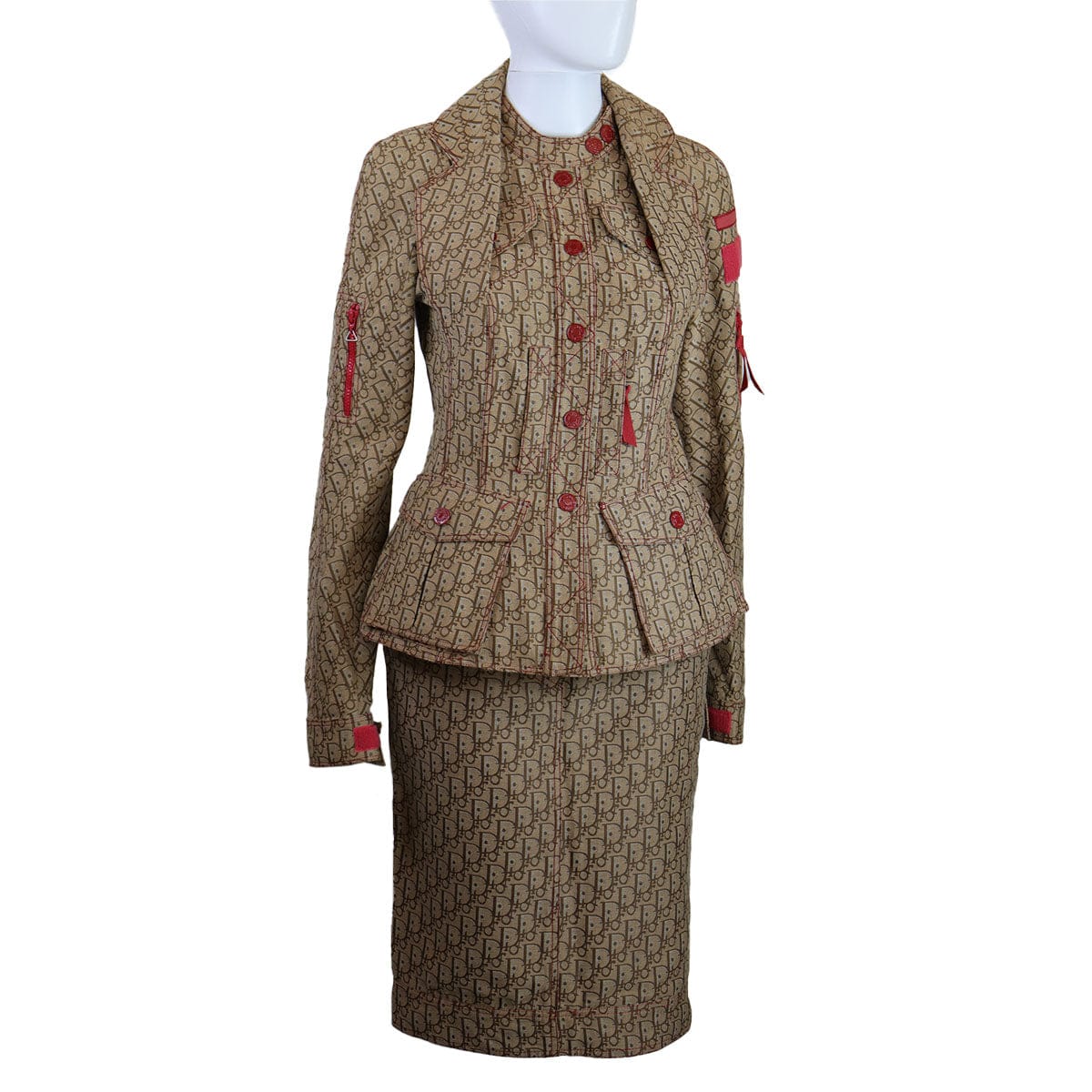 Christian Dior CHRISTIAN DIOR Dior oblique rasta bar jacket SET AGC2952