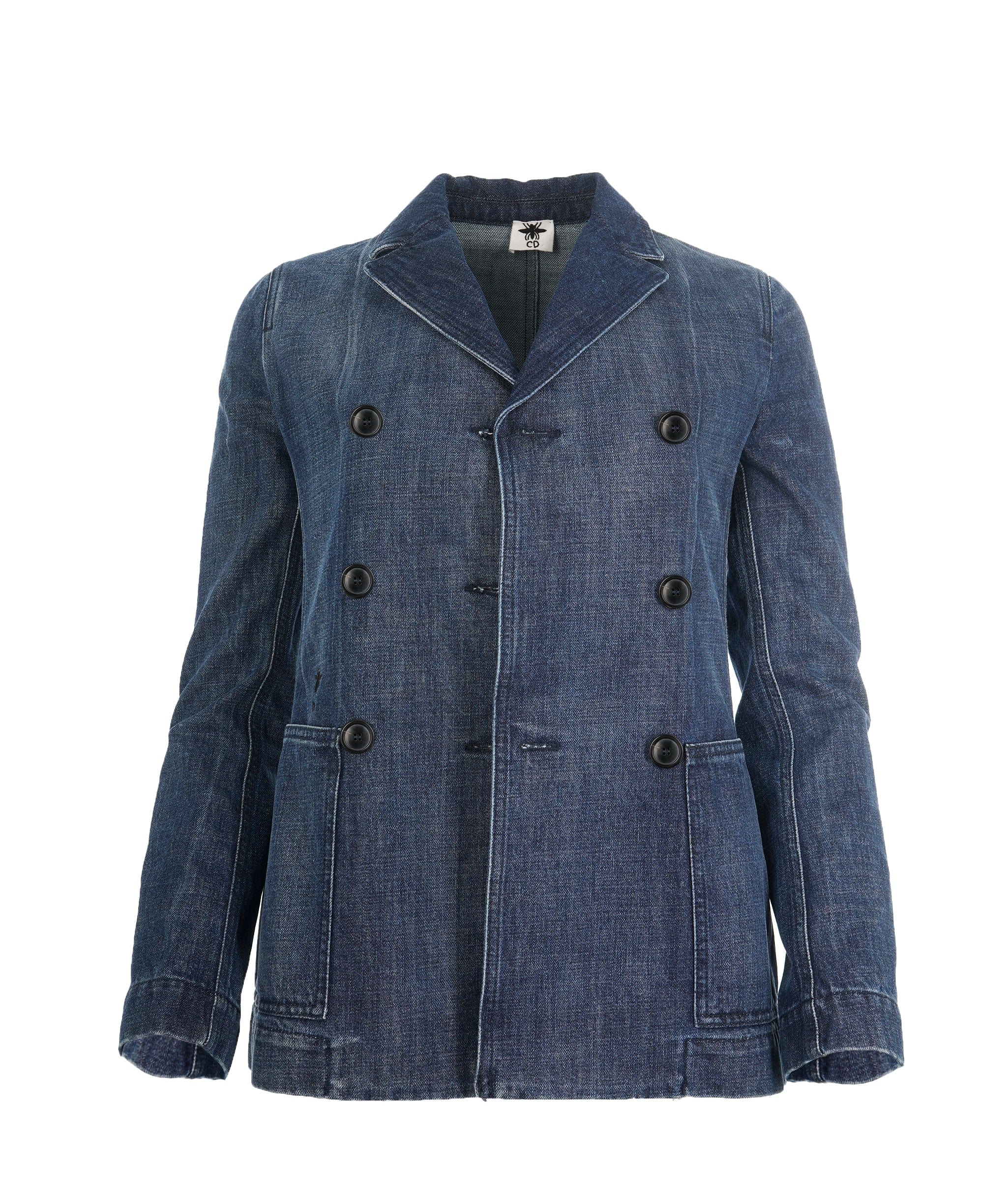 Christian Dior CHRISTIAN DIOR Double breasted denim bar jacket AGC2268