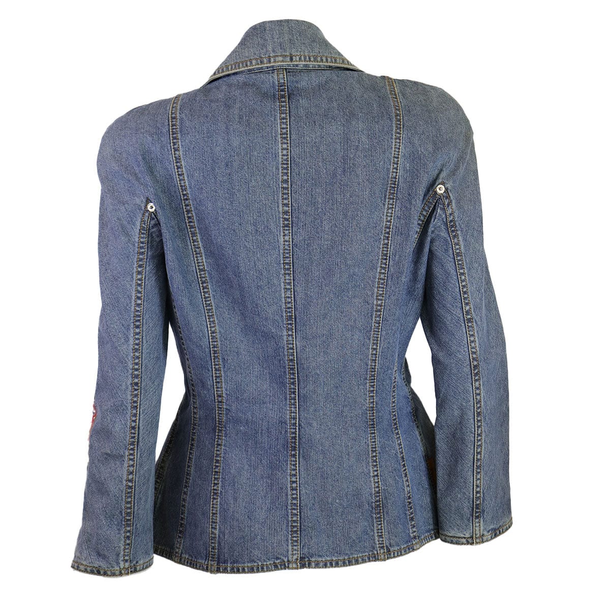 Christian Dior Christian Dior jean bar jacket with flowers 2 AGC2598