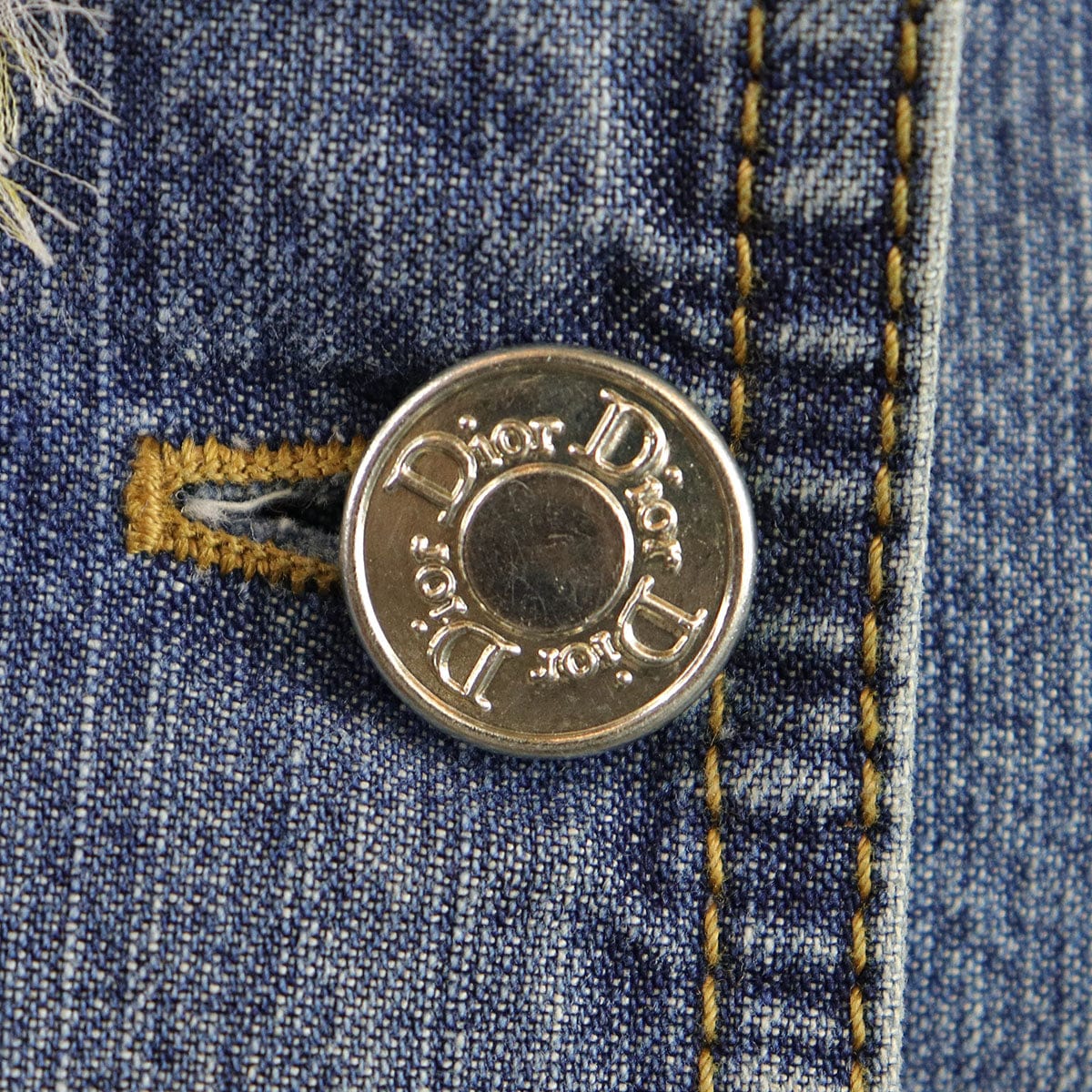 Christian Dior Christian Dior jean bar jacket with flowers 2 AGC2598