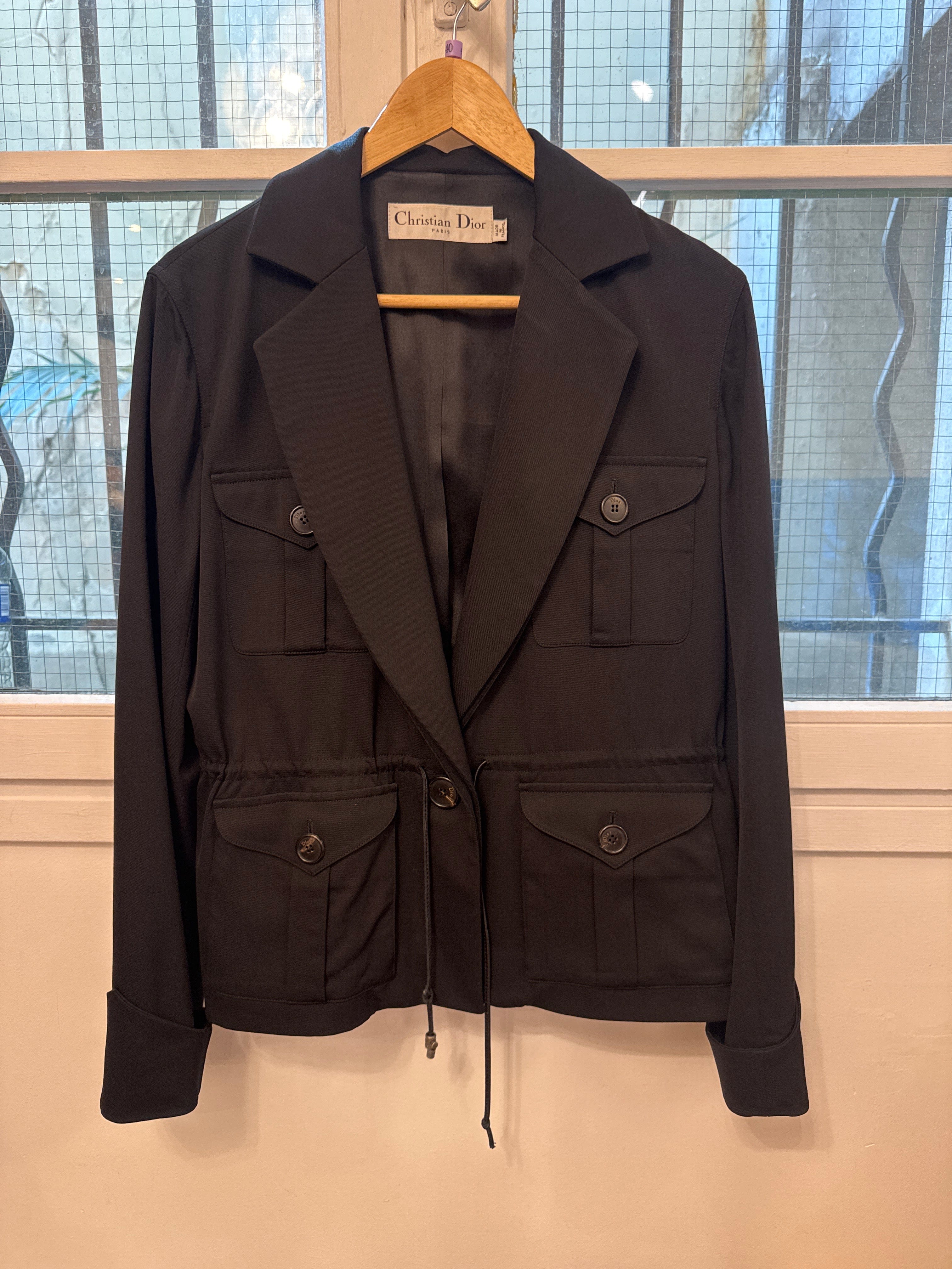 Christian Dior Christian Dior light wool safari jacket AGC2608