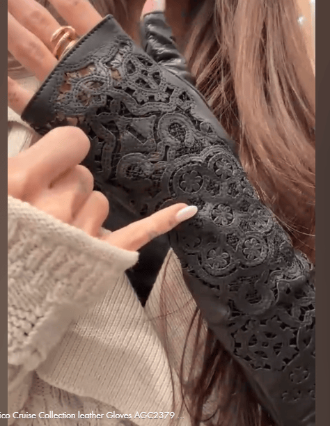 Christian Dior Christian Dior Mexico Cruise Collection leather Gloves AGC2379
