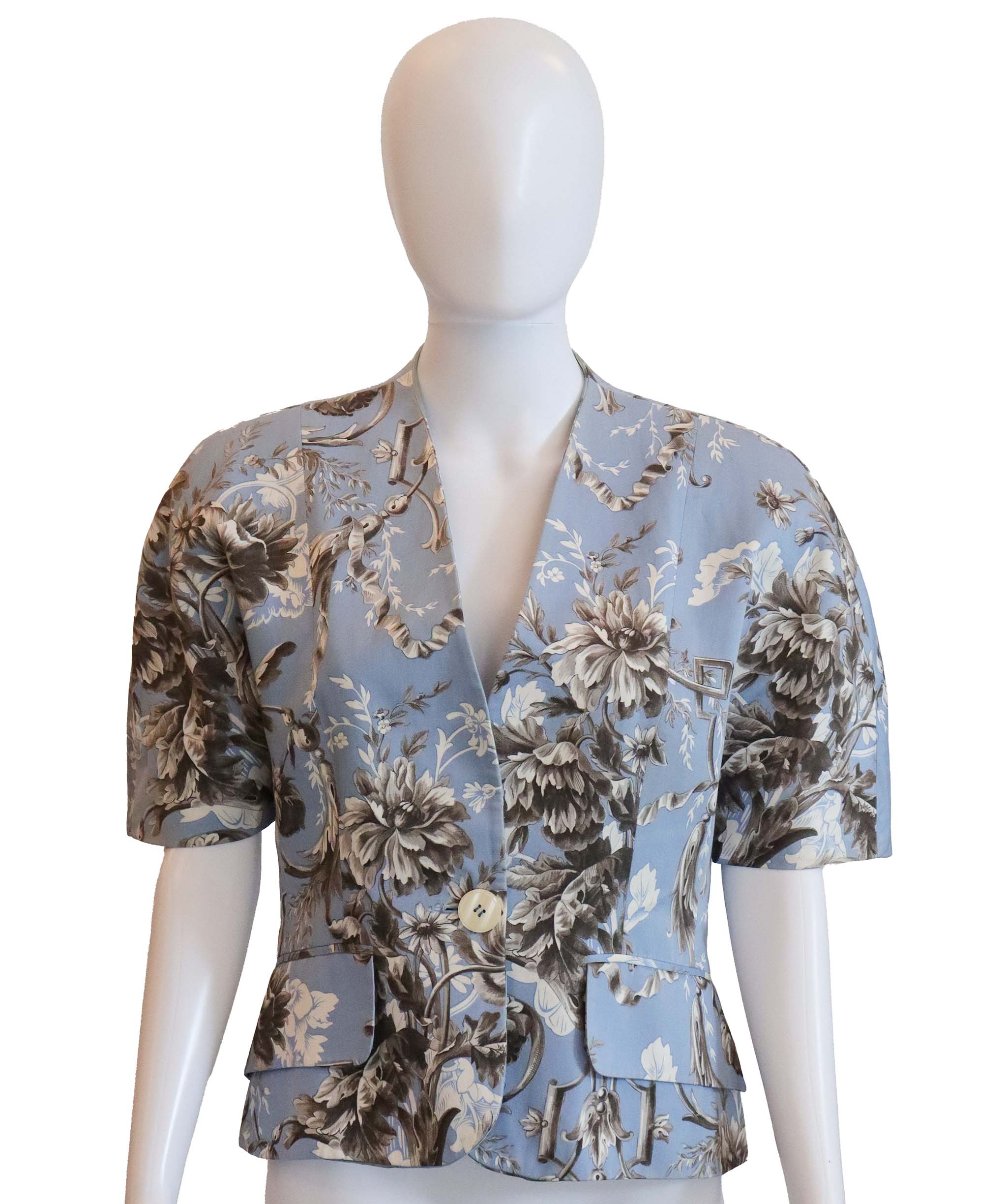 Christian Dior CHRISTIAN DIOR Short sleeves printed jacket AGC2957