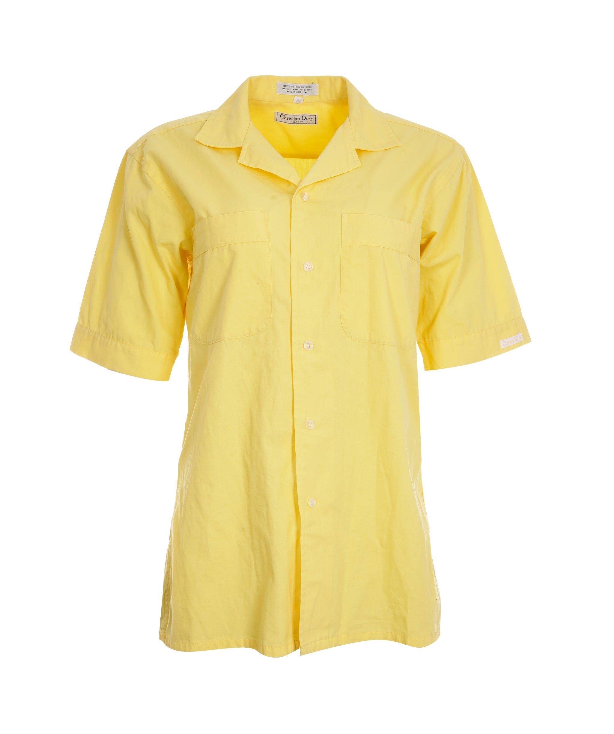 Christian Dior Christian Dior Vintage Yellow Shirt ALC2705