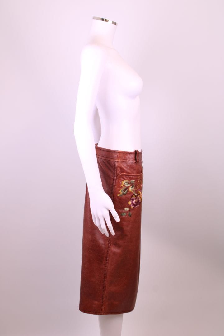 Christian Dior Christian Dior 2005 Collection Embroidered Brown 14