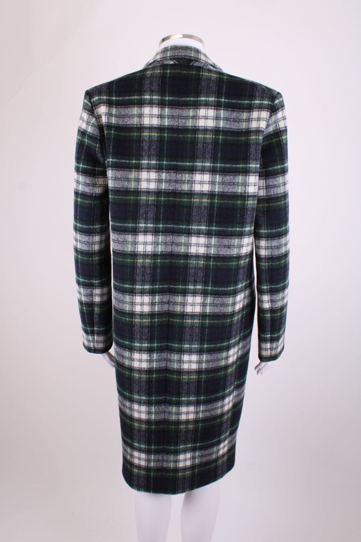 Claudie Pierlot Claudie Pierlot Check Coat Green/ Navy 10