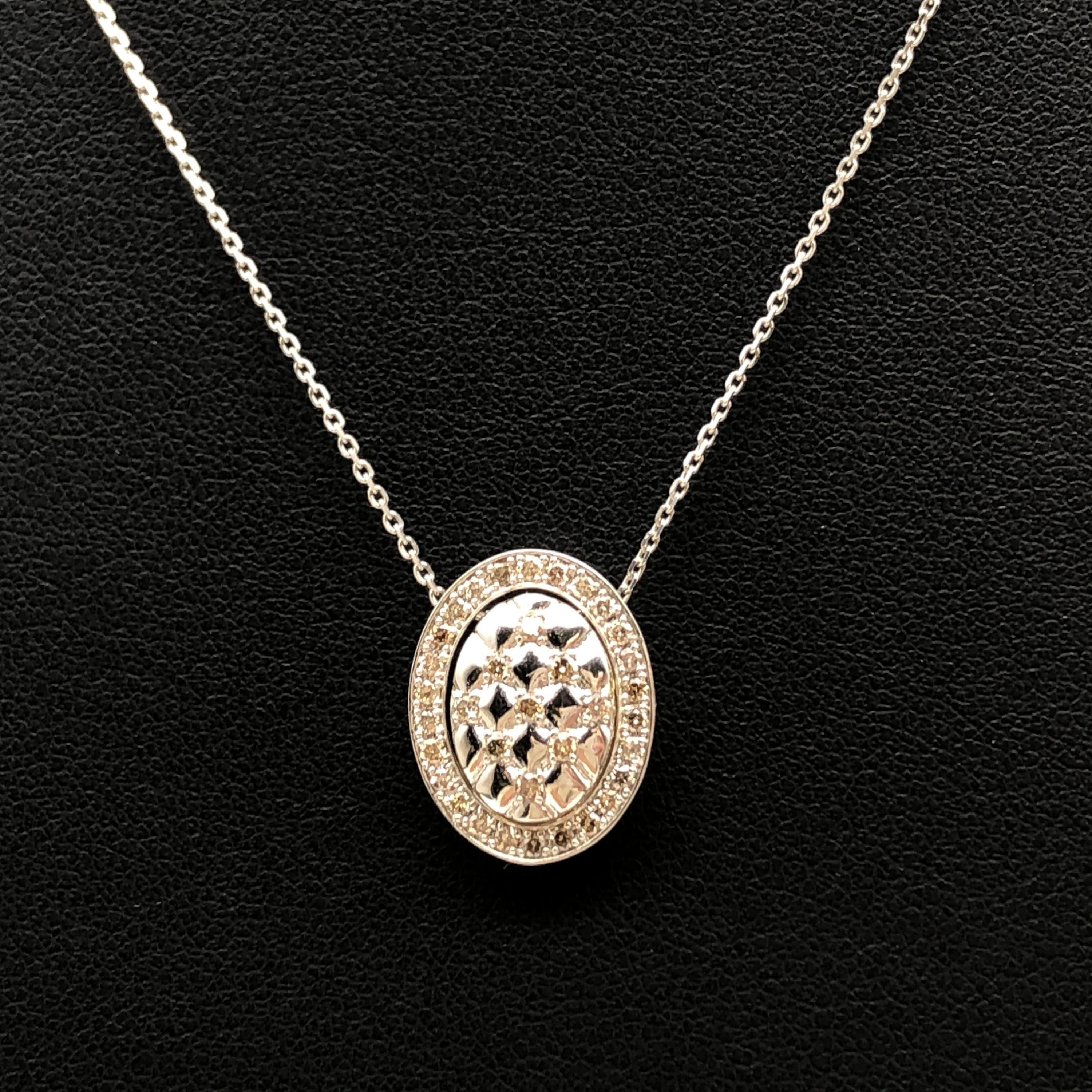 Custom Jewelry Custom Jewelry Reversible Diamond Necklace, D(0.50ct/0.20ct), K18YG/PT950/PT850, 5.2g, 17inch C355049