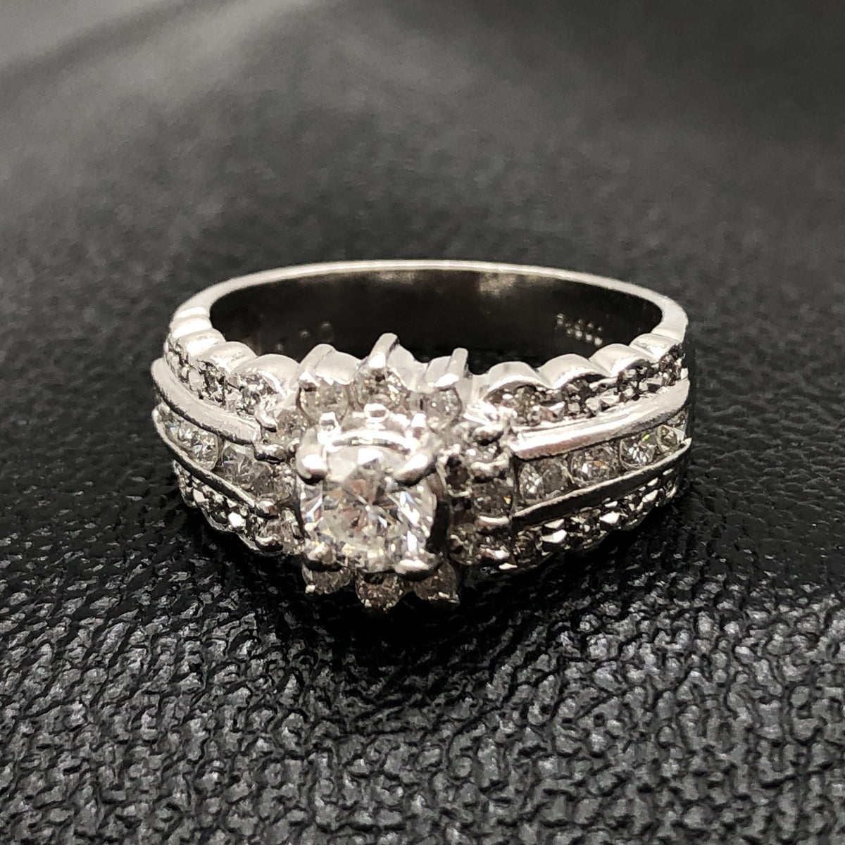 Custom Jewelry Custom Jewelry Diamond Ring, D(1.00ct), PT900, 6.4g, US Size 6 C410187